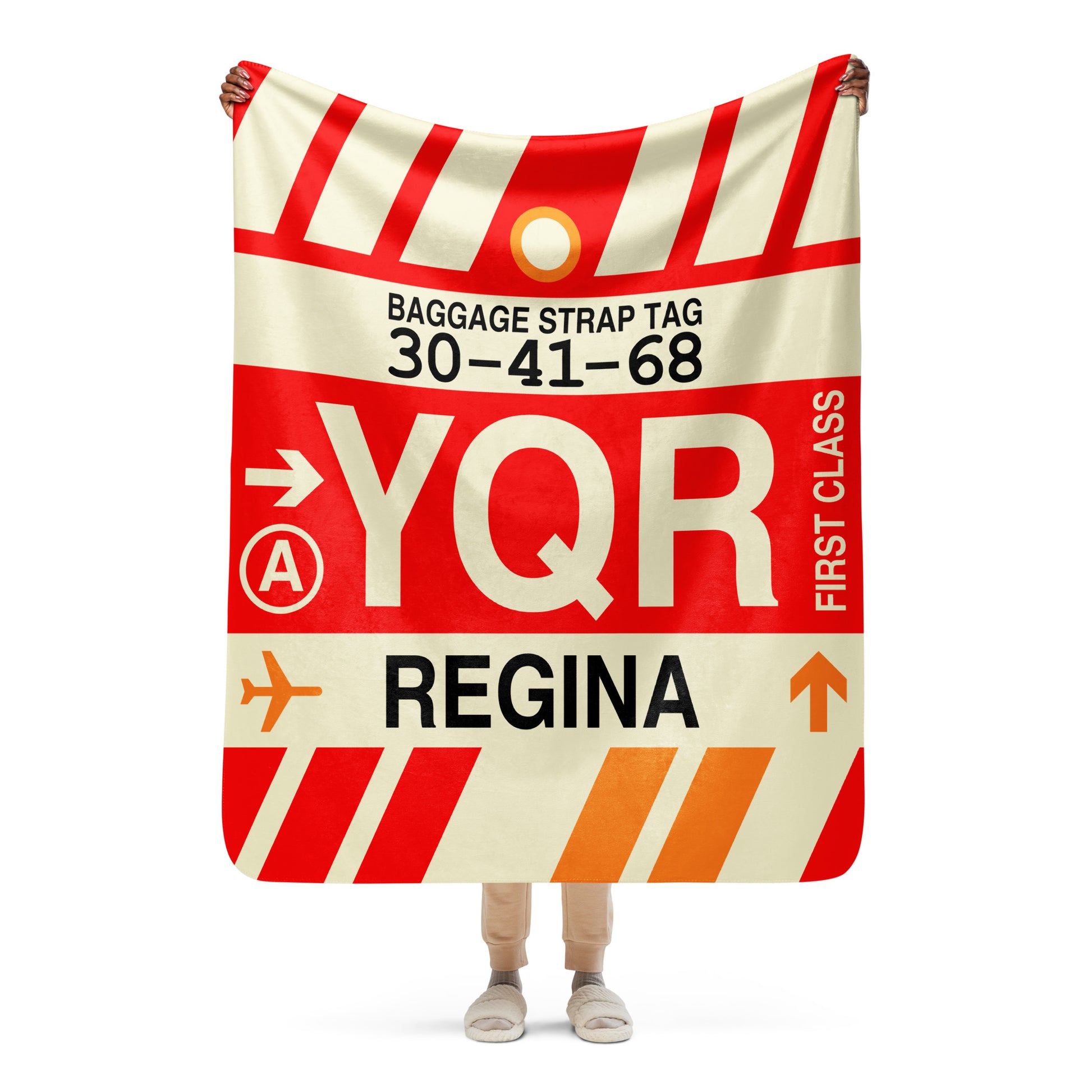 Travel Gift Sherpa Blanket • YQR Regina • YHM Designs - Image 05