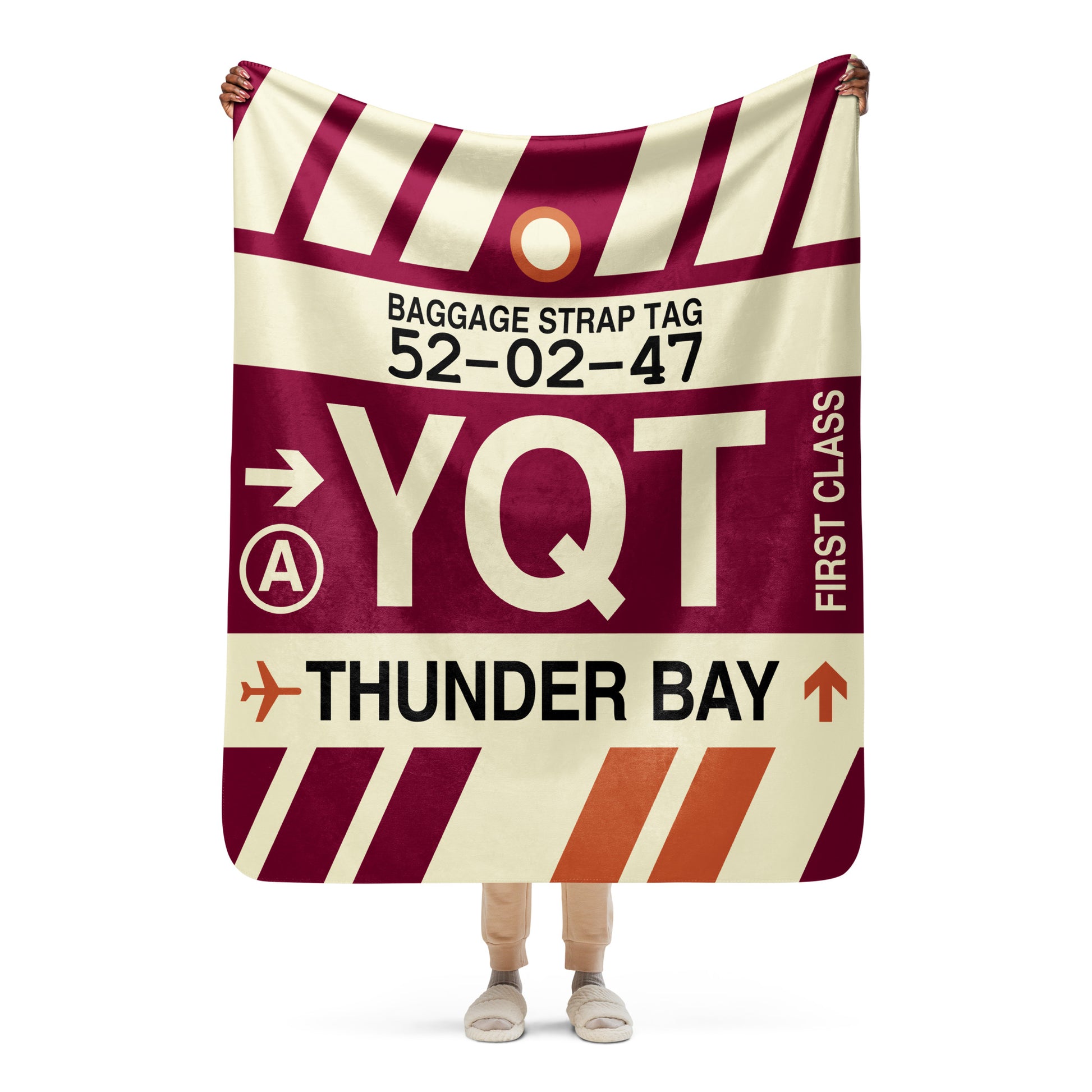 Travel Gift Sherpa Blanket • YQT Thunder Bay • YHM Designs - Image 05
