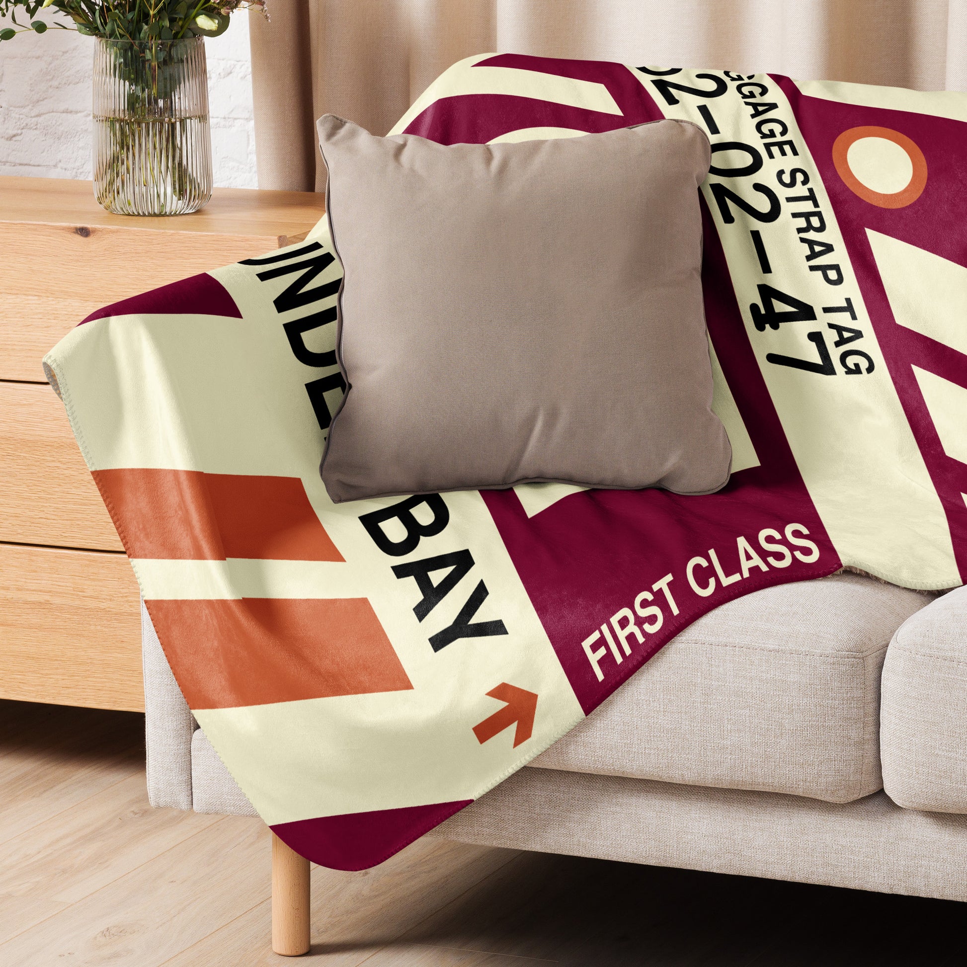 Travel Gift Sherpa Blanket • YQT Thunder Bay • YHM Designs - Image 06