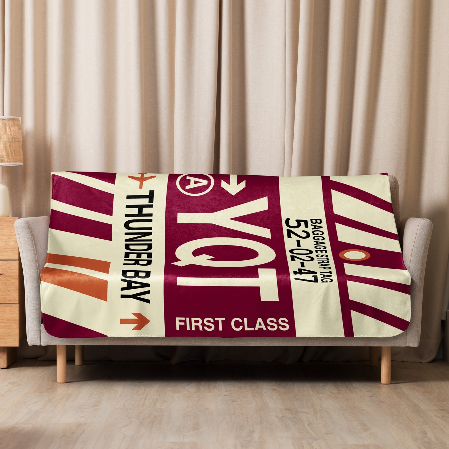 Travel Gift Sherpa Blanket • YQT Thunder Bay • YHM Designs - Image 08