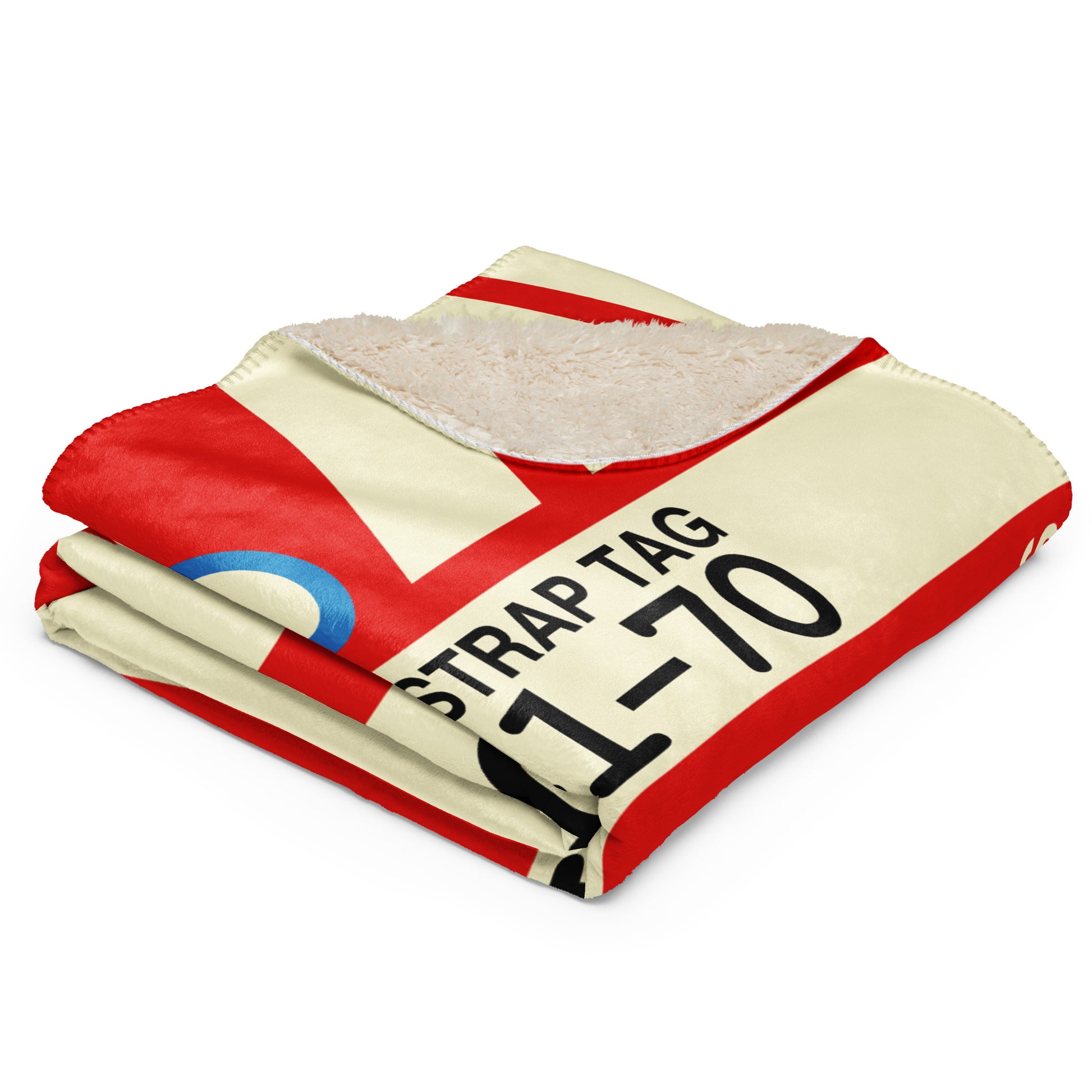 Travel Gift Sherpa Blanket • YVR Vancouver • YHM Designs - Image 03