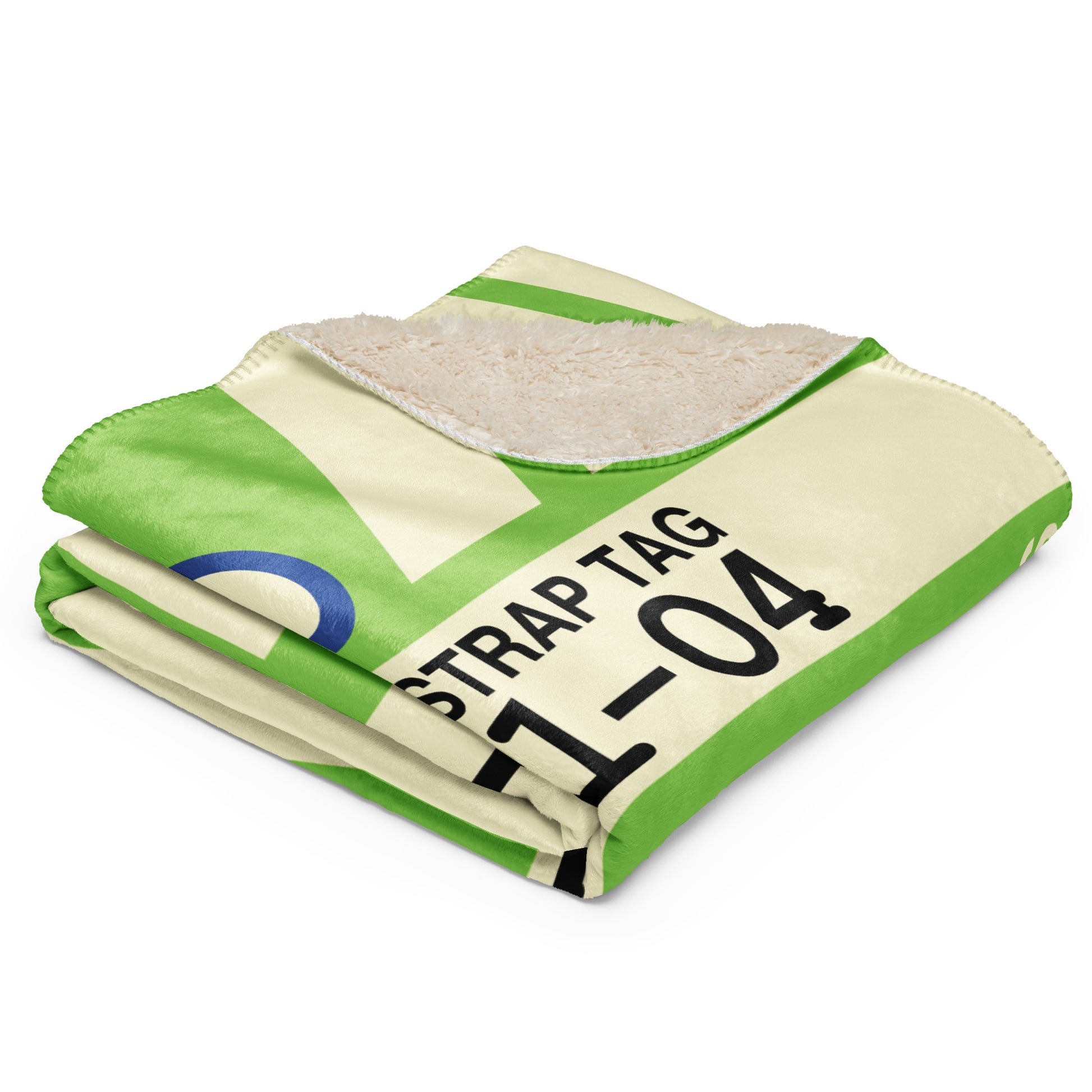 Travel Gift Sherpa Blanket • YYG Charlottetown • YHM Designs - Image 03