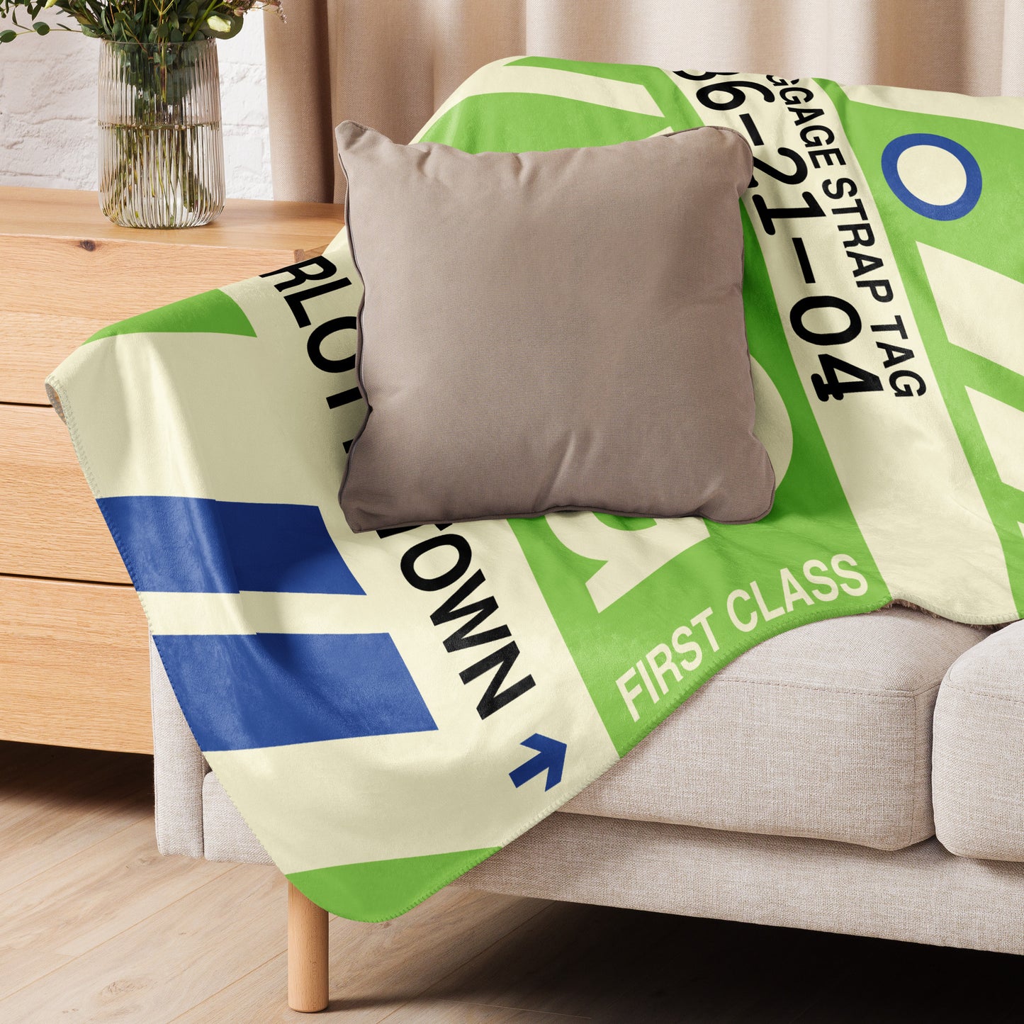 Travel Gift Sherpa Blanket • YYG Charlottetown • YHM Designs - Image 06