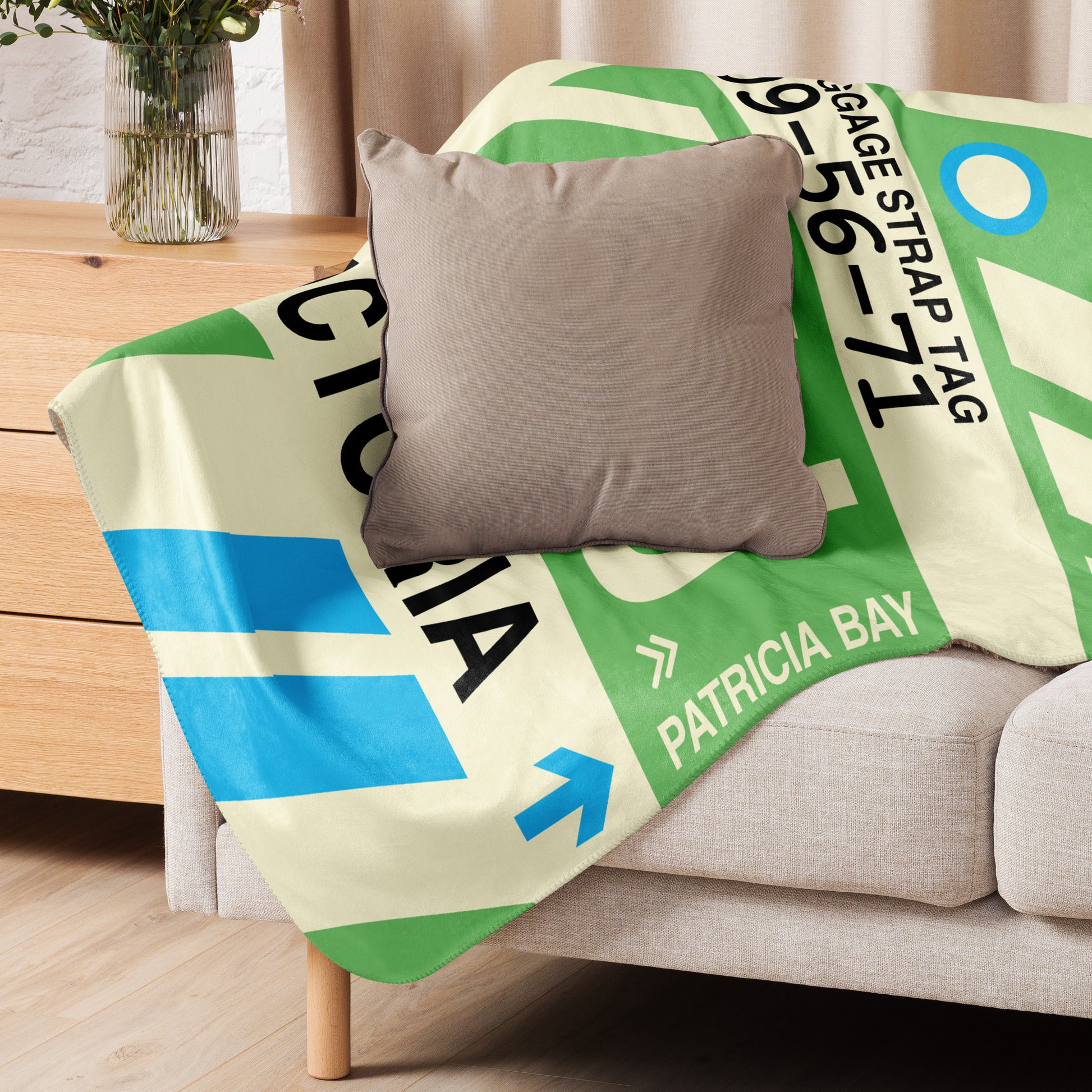 Travel Gift Sherpa Blanket • YYJ Victoria • YHM Designs - Image 06