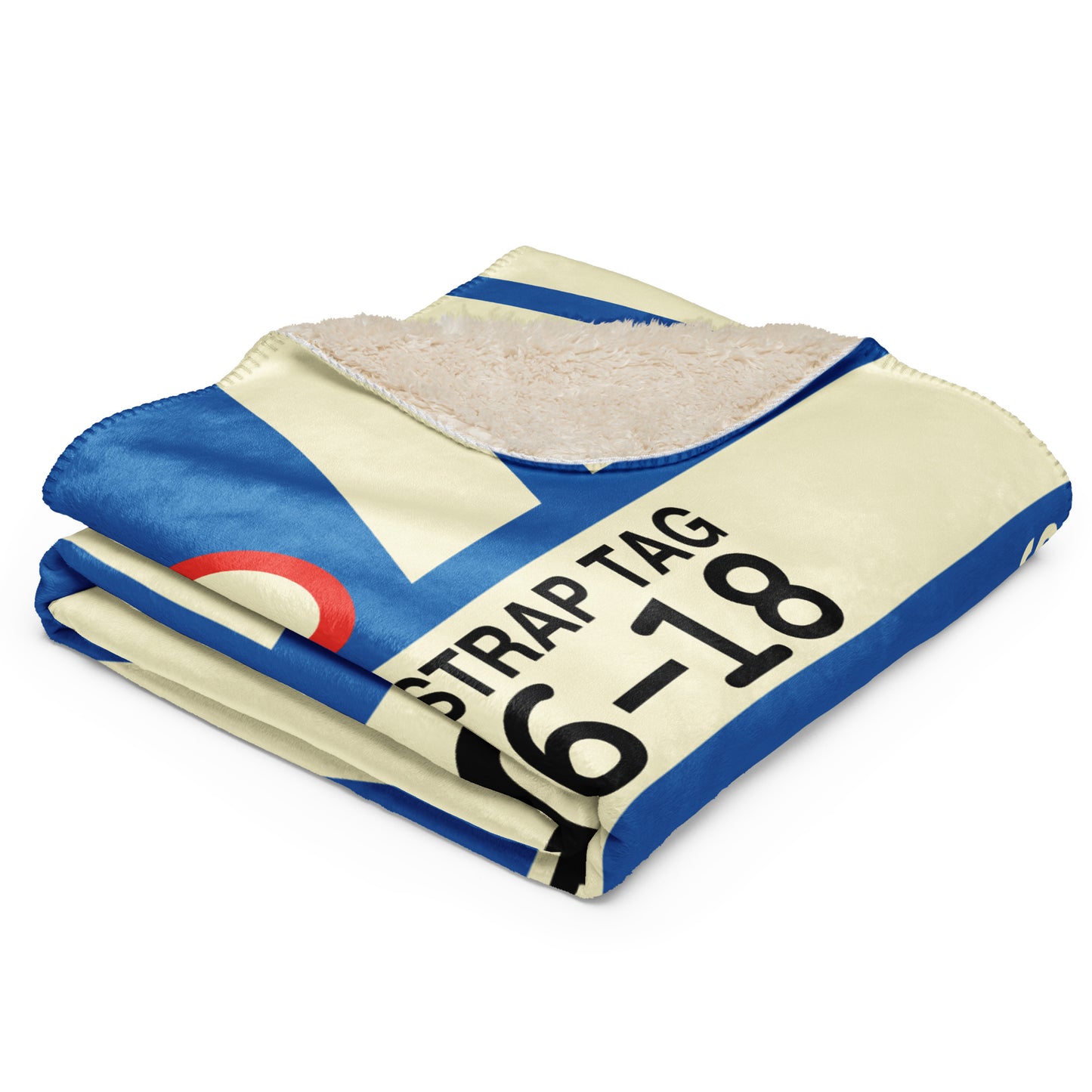 Travel Gift Sherpa Blanket • YYT St. John's • YHM Designs - Image 03