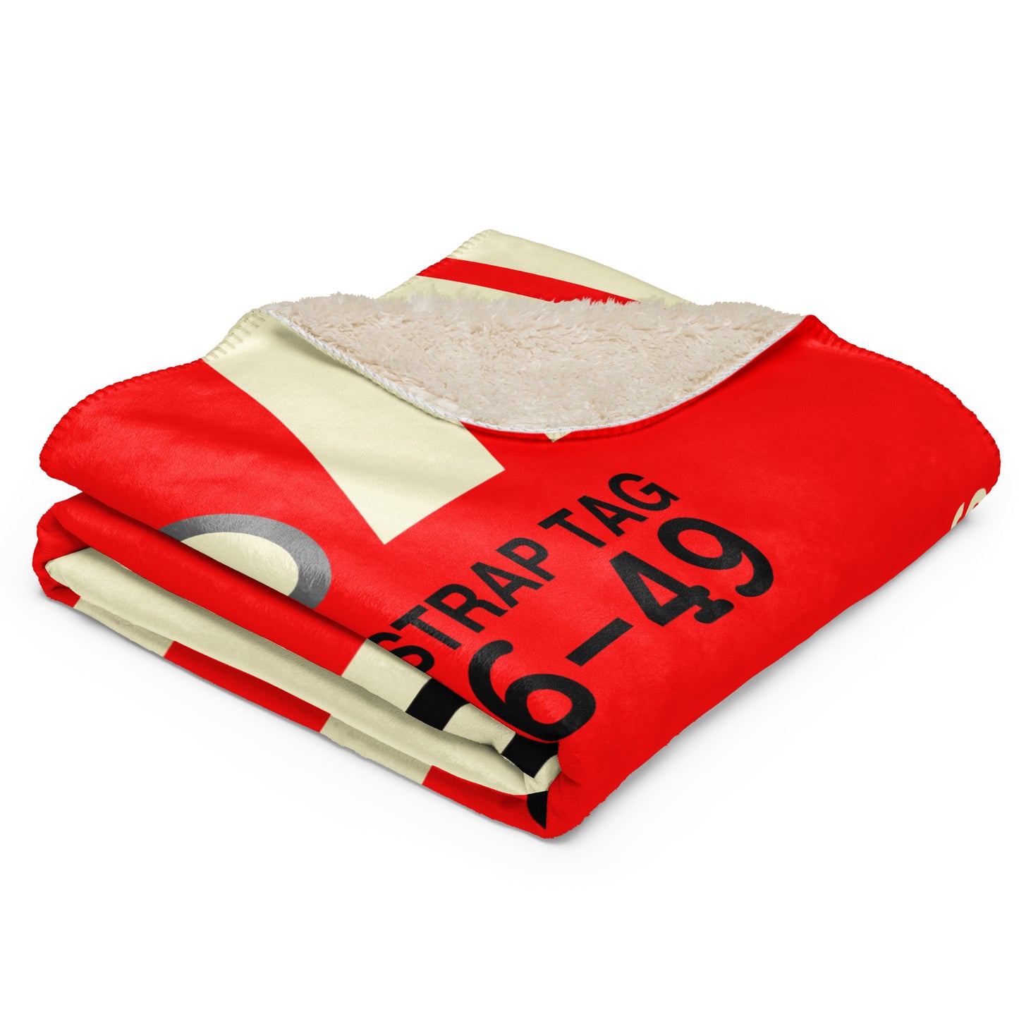 Travel Gift Sherpa Blanket • ZRH Zurich • YHM Designs - Image 03