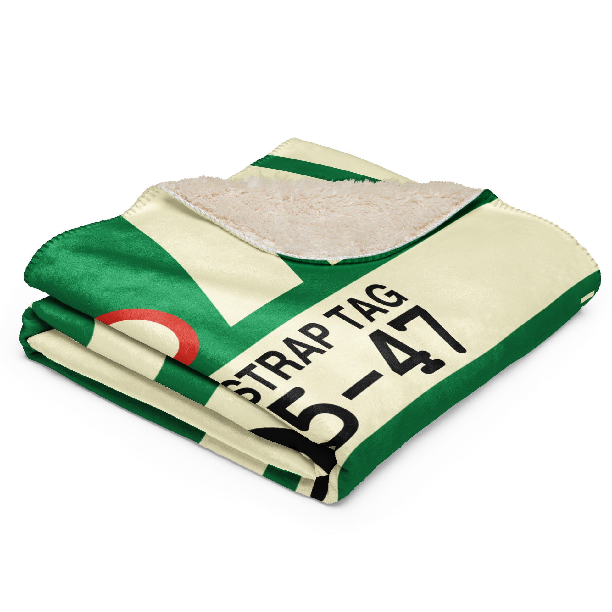 Travel Gift Sherpa Blanket • FCO Rome • YHM Designs - Image 03