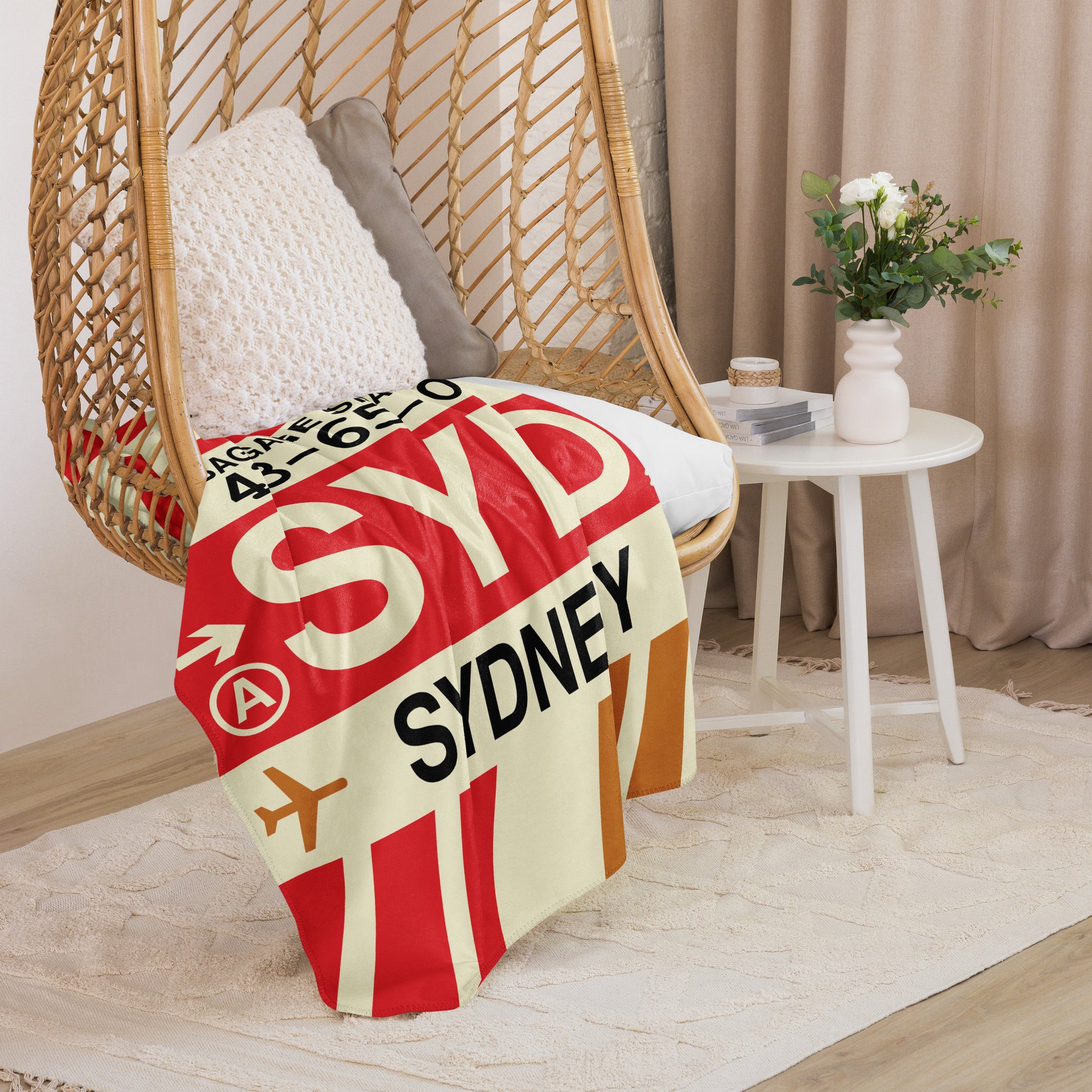 Travel Gift Sherpa Blanket • SYD Sydney • YHM Designs - Image 08