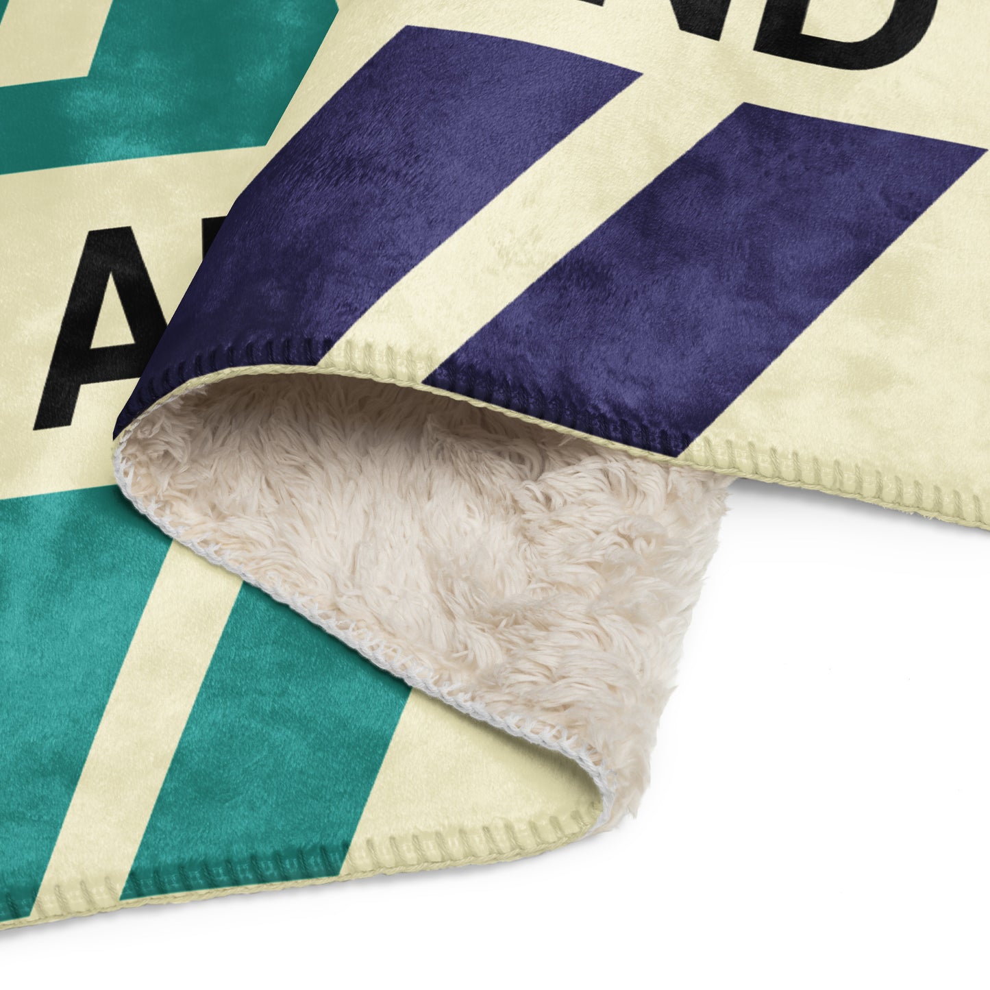 Travel Gift Sherpa Blanket • AKL Auckland • YHM Designs - Image 09