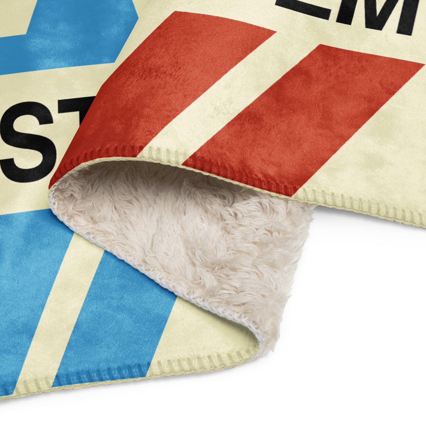 Travel Gift Sherpa Blanket • ARN Stockholm • YHM Designs - Image 09