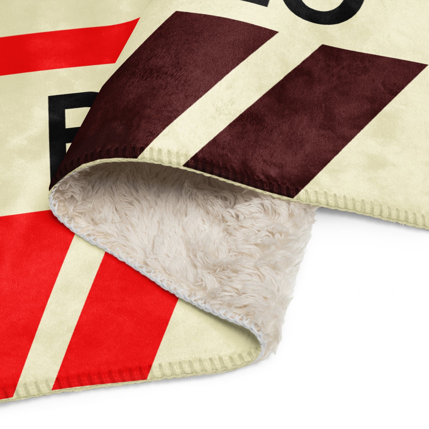Travel Gift Sherpa Blanket • BUF Buffalo • YHM Designs - Image 09