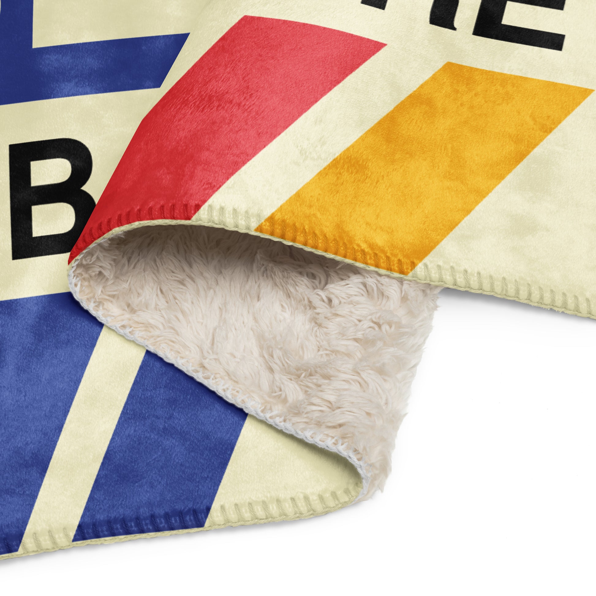 Travel Gift Sherpa Blanket • BWI Baltimore • YHM Designs - Image 09