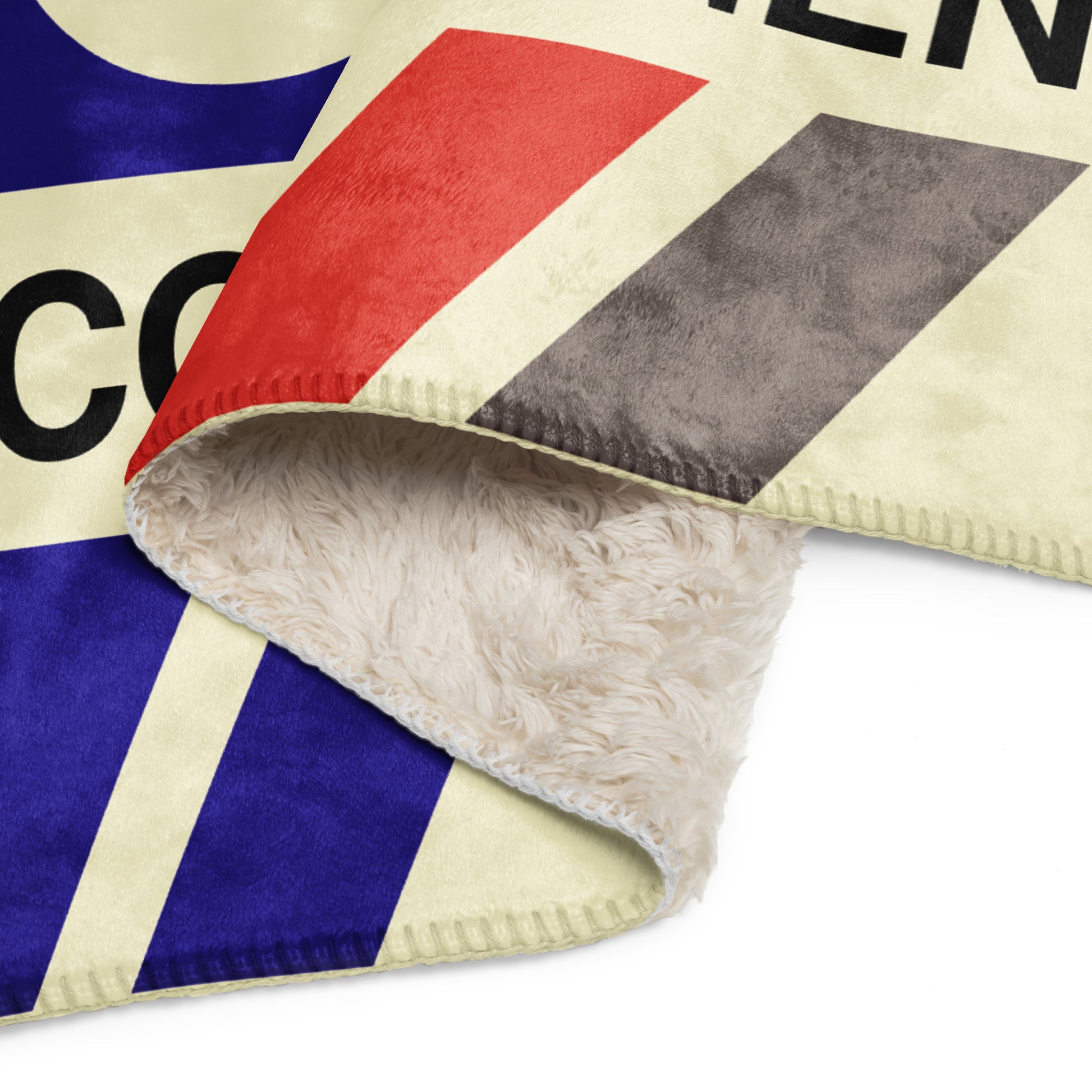 Travel Gift Sherpa Blanket • CPH Copenhagen • YHM Designs - Image 09