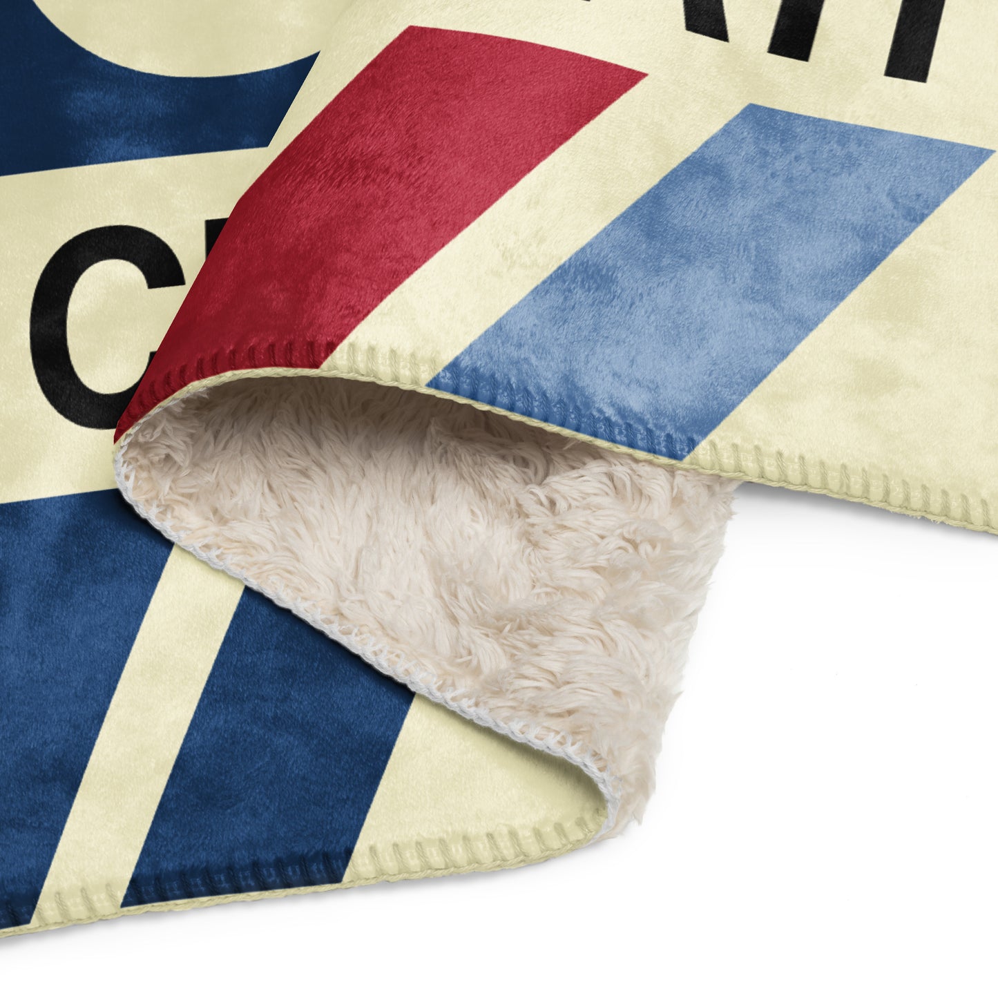 Travel Gift Sherpa Blanket • CVG Cincinnati • YHM Designs - Image 09