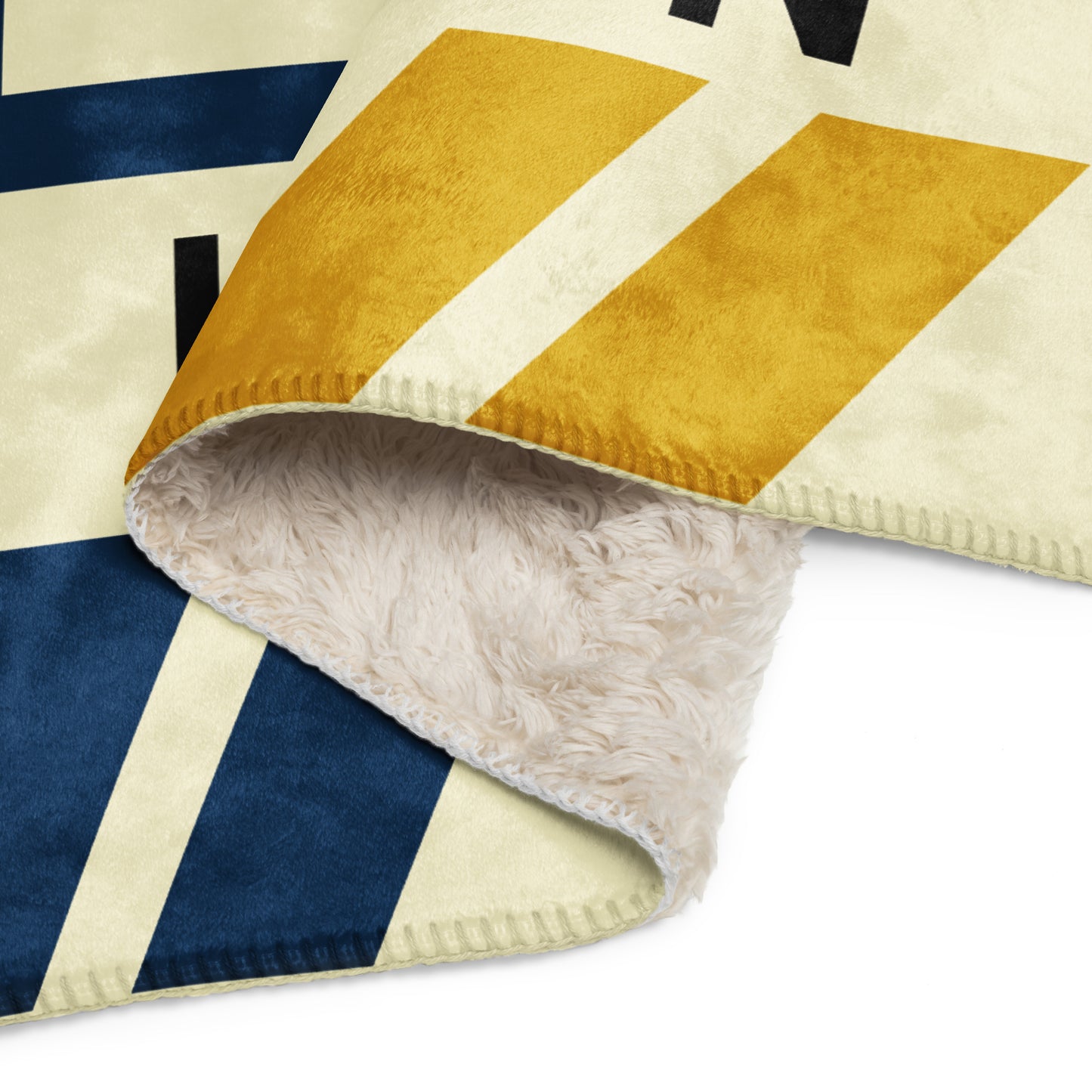 Travel Gift Sherpa Blanket • LHR London • YHM Designs - Image 09