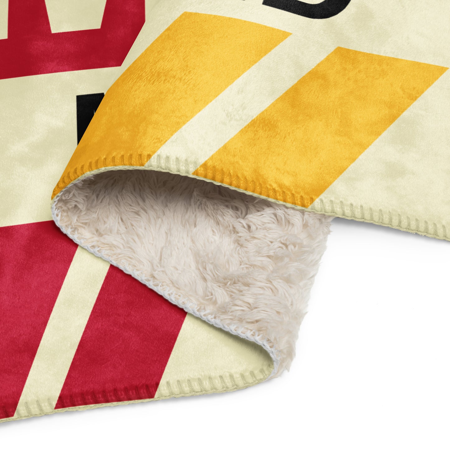 Travel Gift Sherpa Blanket • MAD Madrid • YHM Designs - Image 09