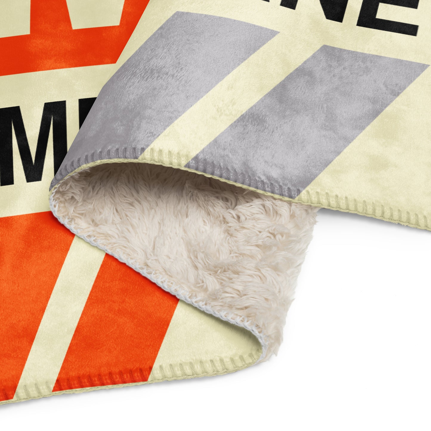 Travel Gift Sherpa Blanket • MEL Melbourne • YHM Designs - Image 09