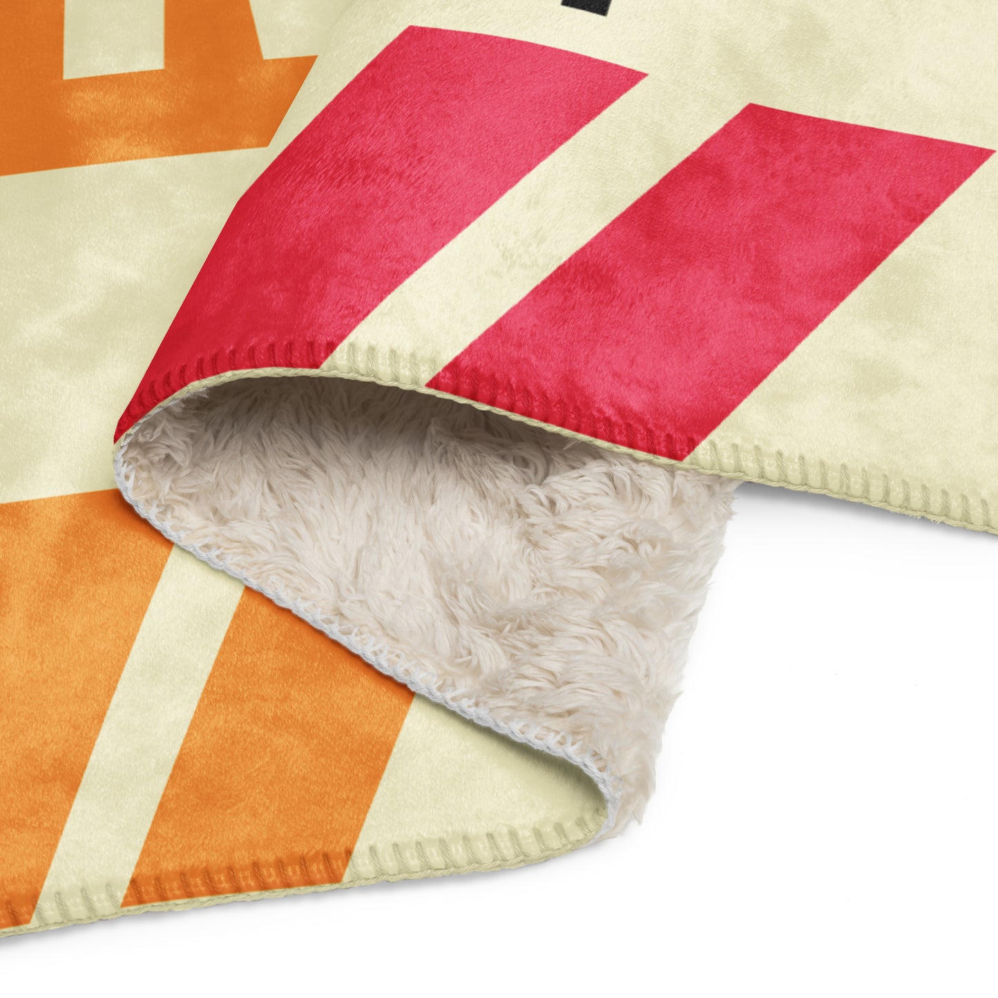 Travel Gift Sherpa Blanket • MIA Miami • YHM Designs - Image 09