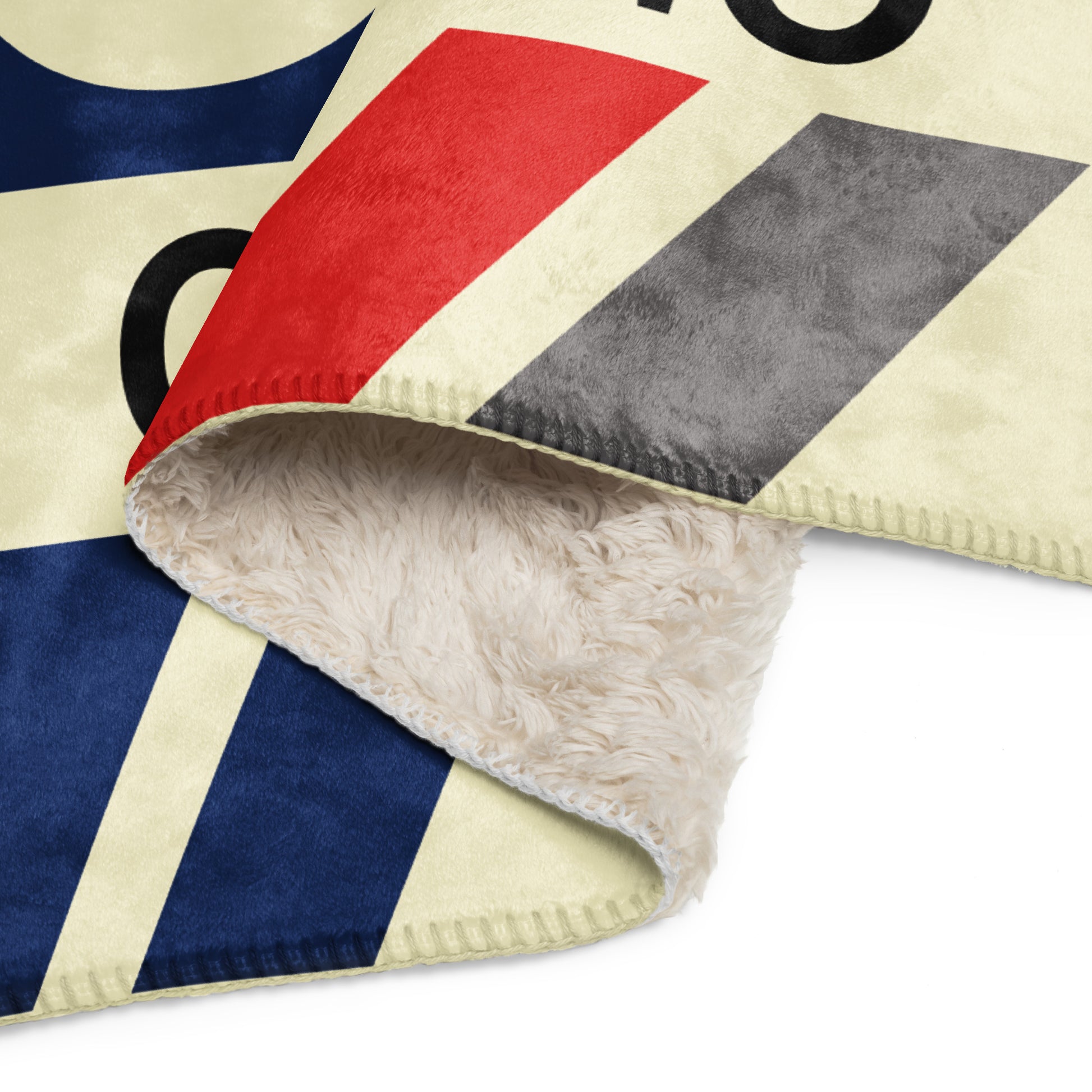 Travel Gift Sherpa Blanket • ORD Chicago Souvenir • YHM Designs - Image 09