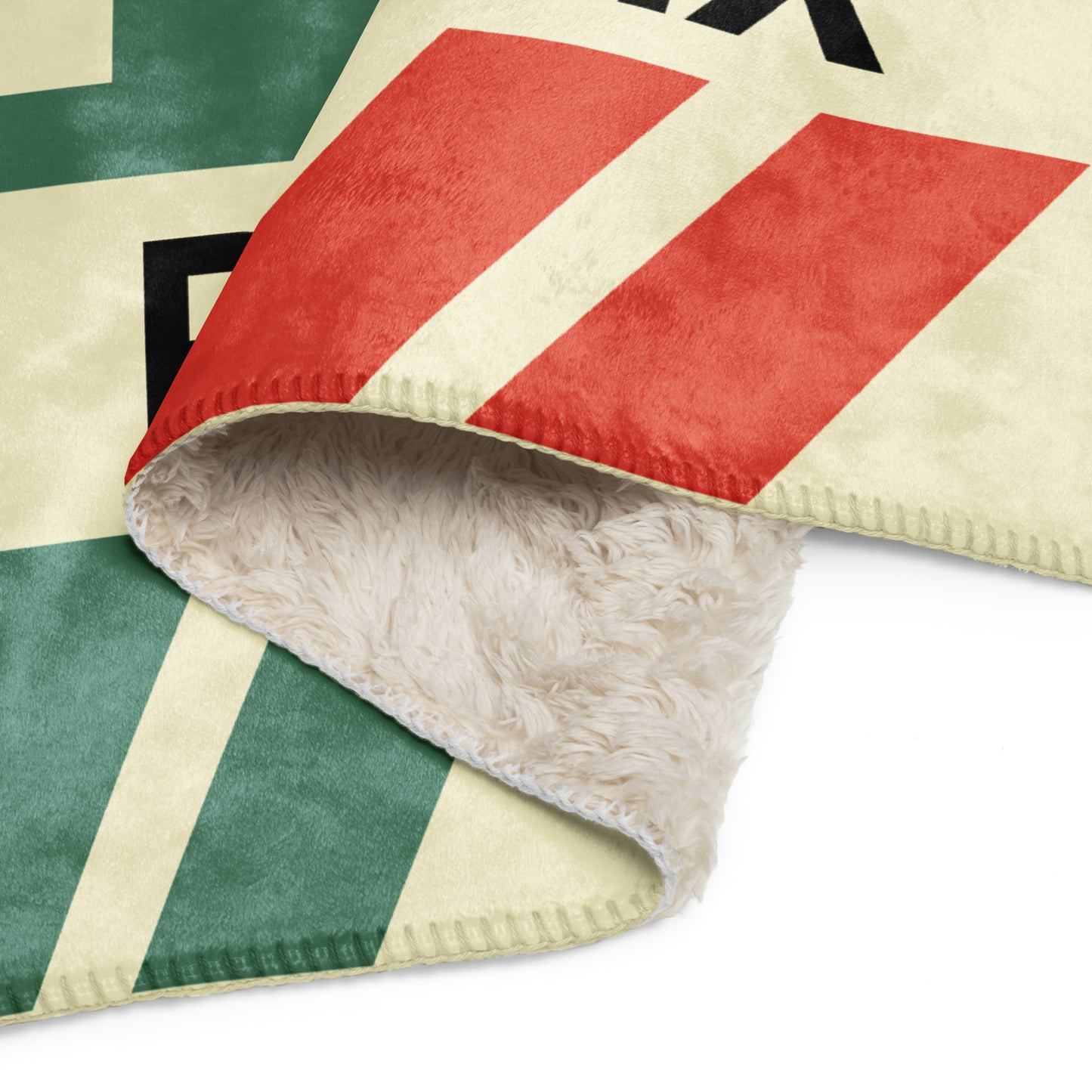 Travel Gift Sherpa Blanket • PHL Philadelphia • YHM Designs - Image 09