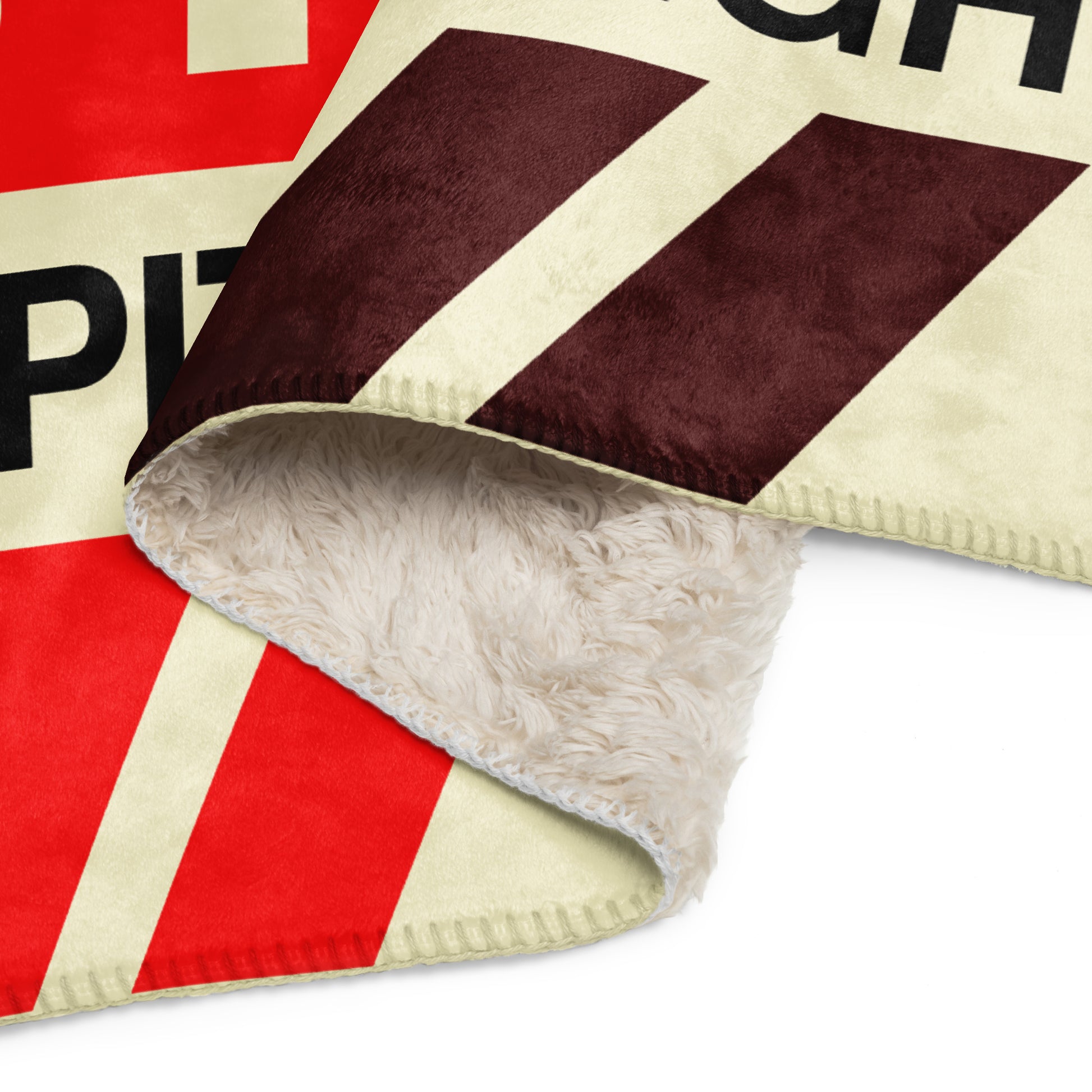 Travel Gift Sherpa Blanket • PIT Pittsburgh Souvenir • YHM Designs - Image 09