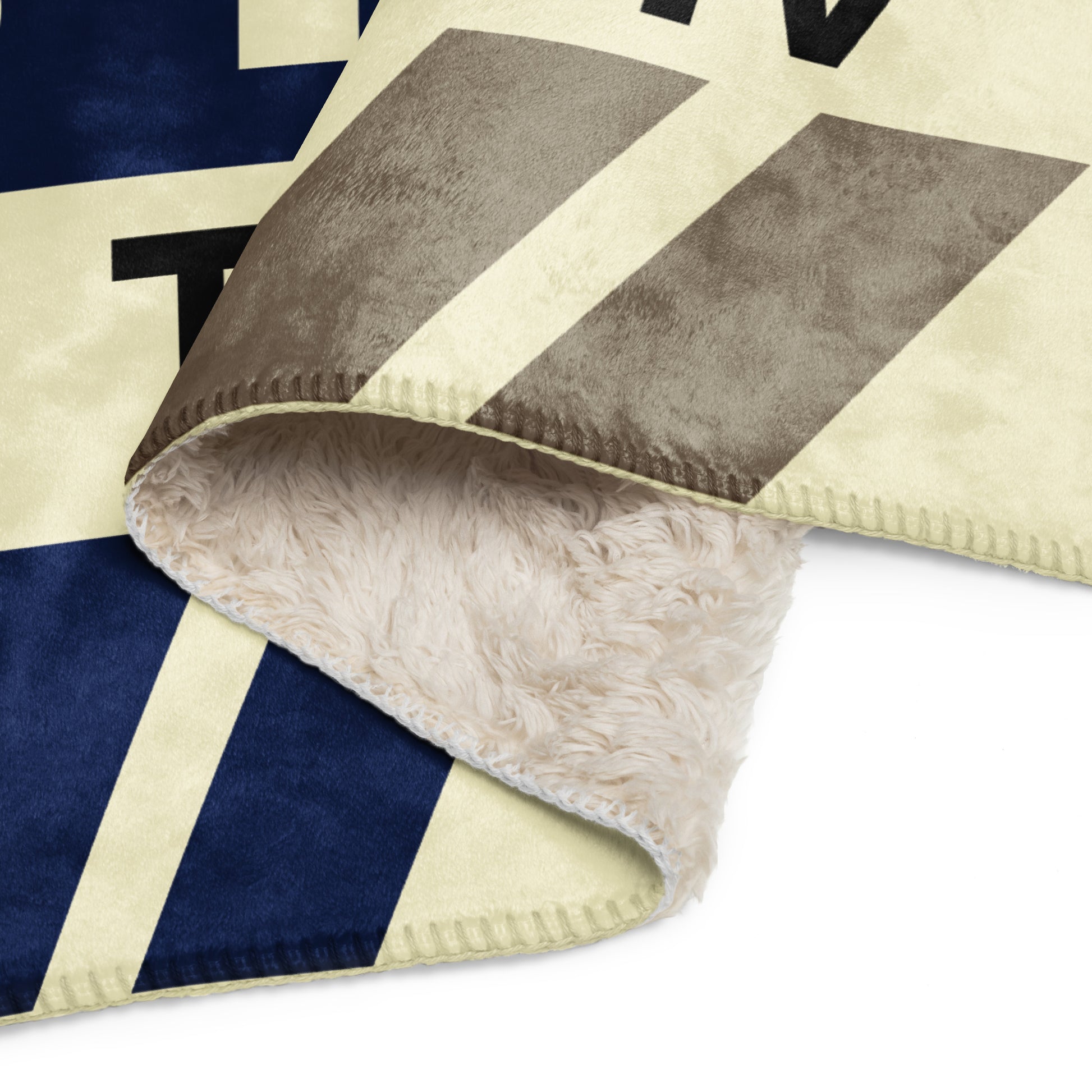 Travel Gift Sherpa Blanket • TLV Tel Aviv • YHM Designs - Image 09