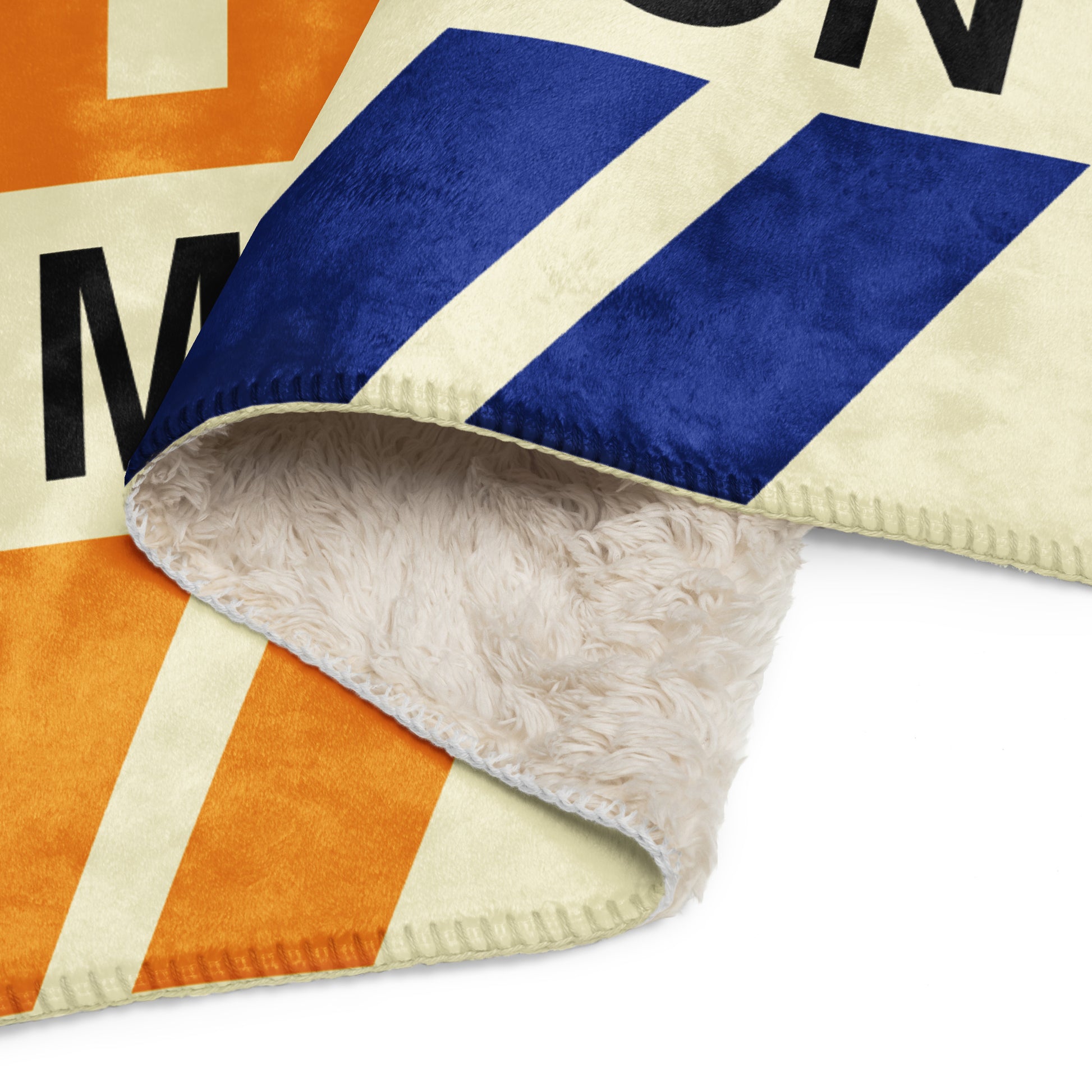 Travel Gift Sherpa Blanket • YQM Moncton • YHM Designs - Image 09