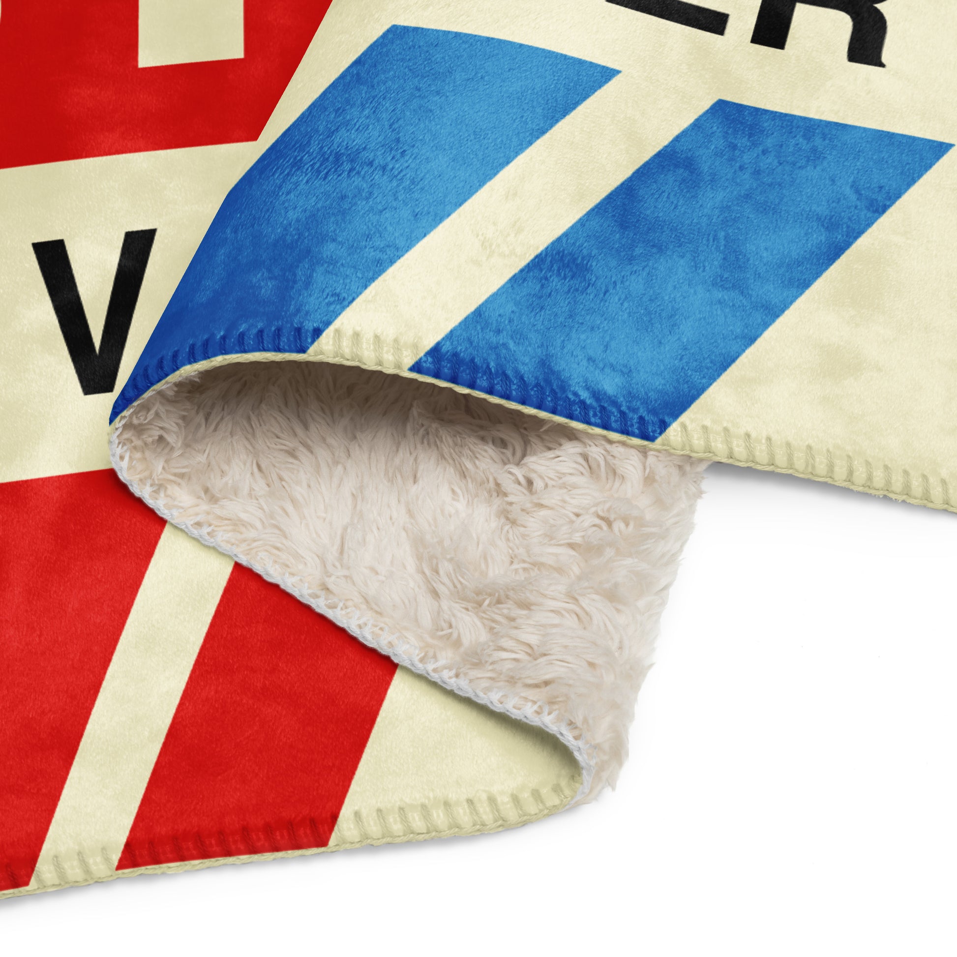 Travel Gift Sherpa Blanket • YVR Vancouver • YHM Designs - Image 09