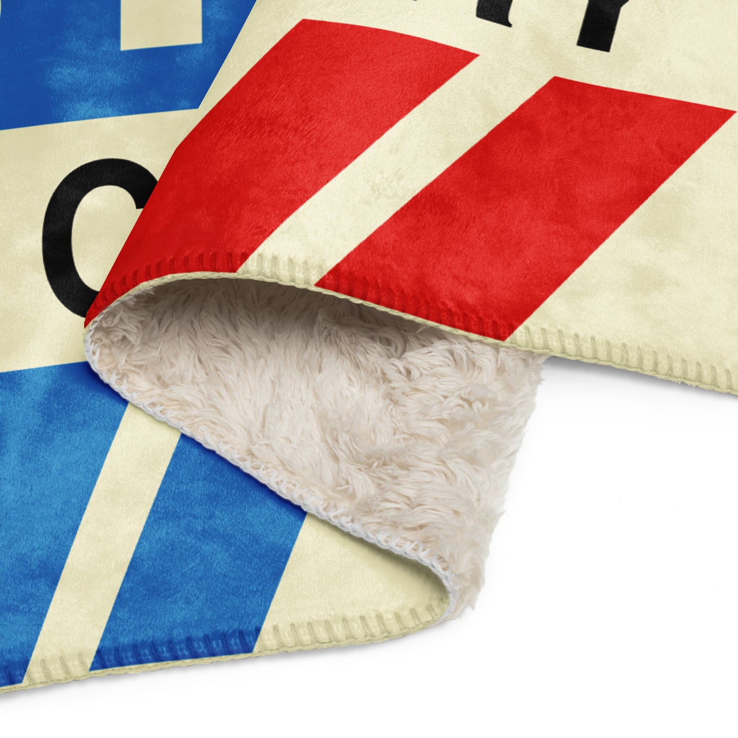 Travel Gift Sherpa Blanket • YYC Calgary • YHM Designs - Image 09