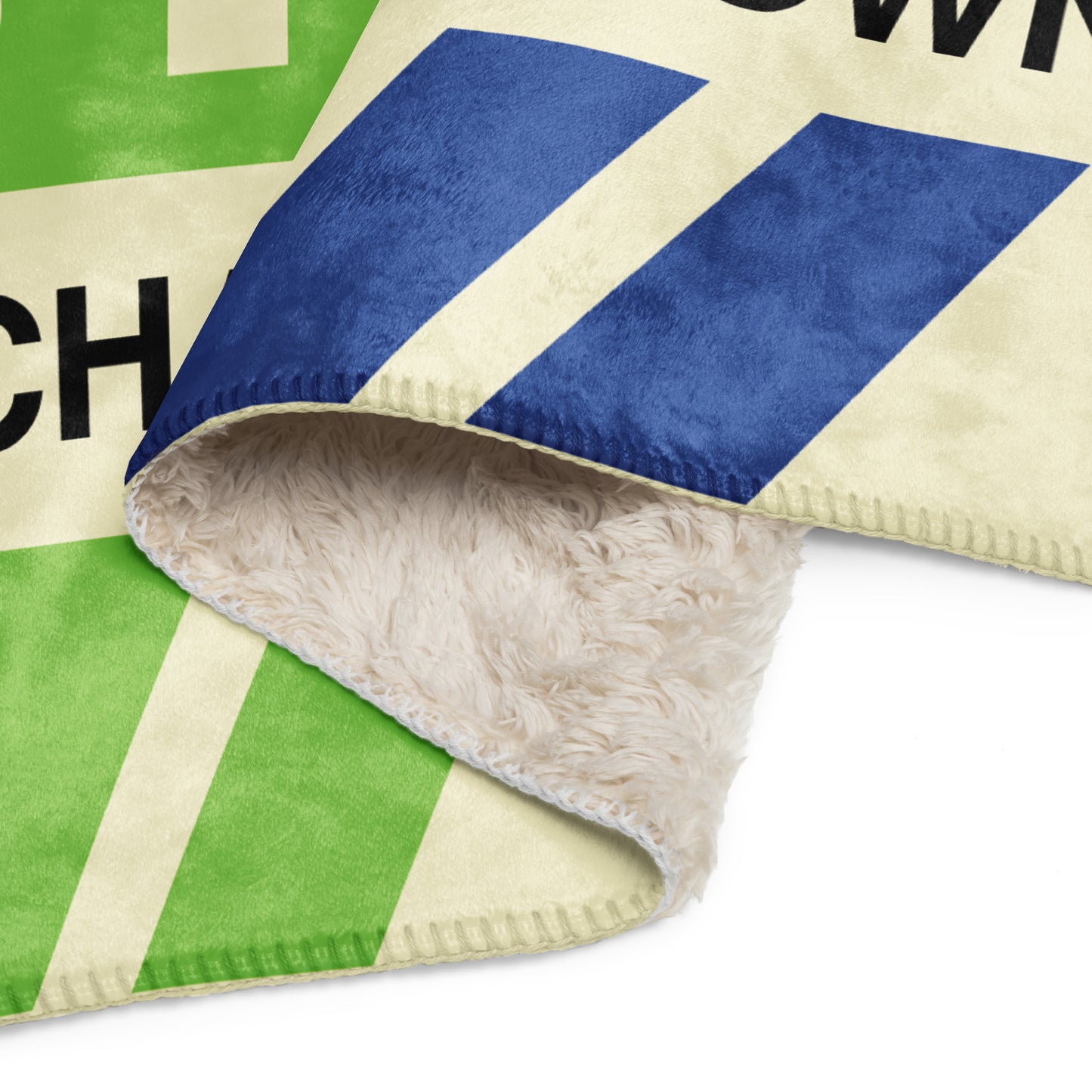 Travel Gift Sherpa Blanket • YYG Charlottetown • YHM Designs - Image 09