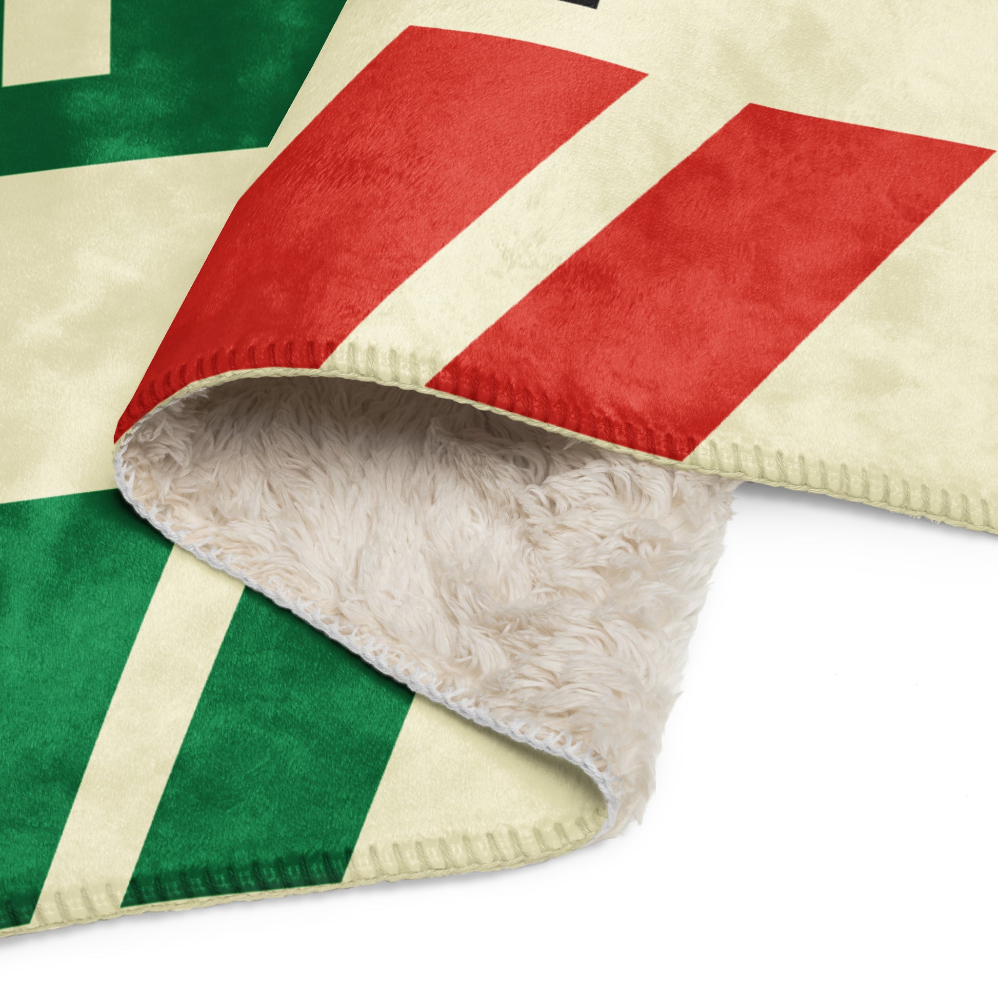 Travel Gift Sherpa Blanket • FCO Rome • YHM Designs - Image 09