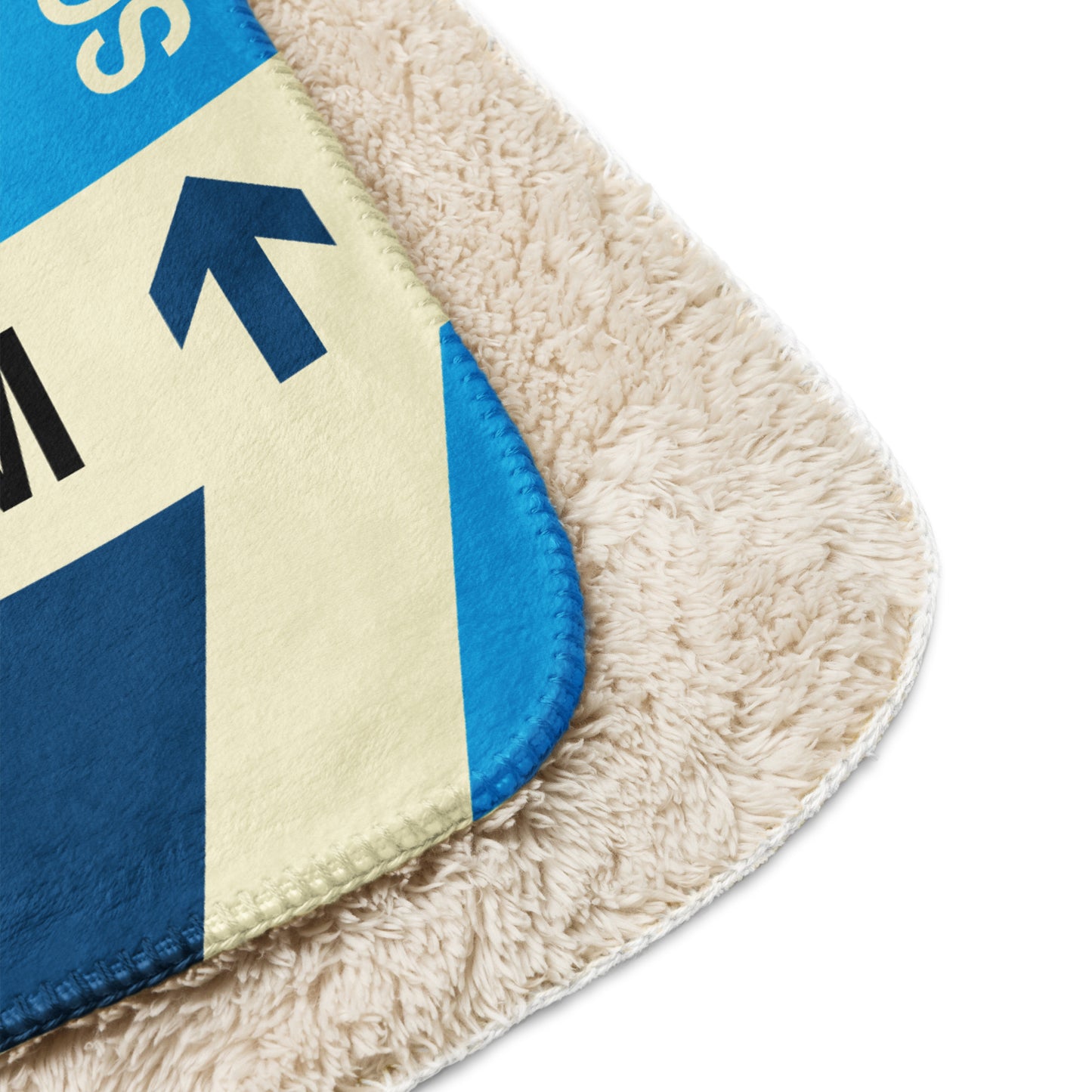 Travel Gift Sherpa Blanket • AMS Amsterdam • YHM Designs - Image 10