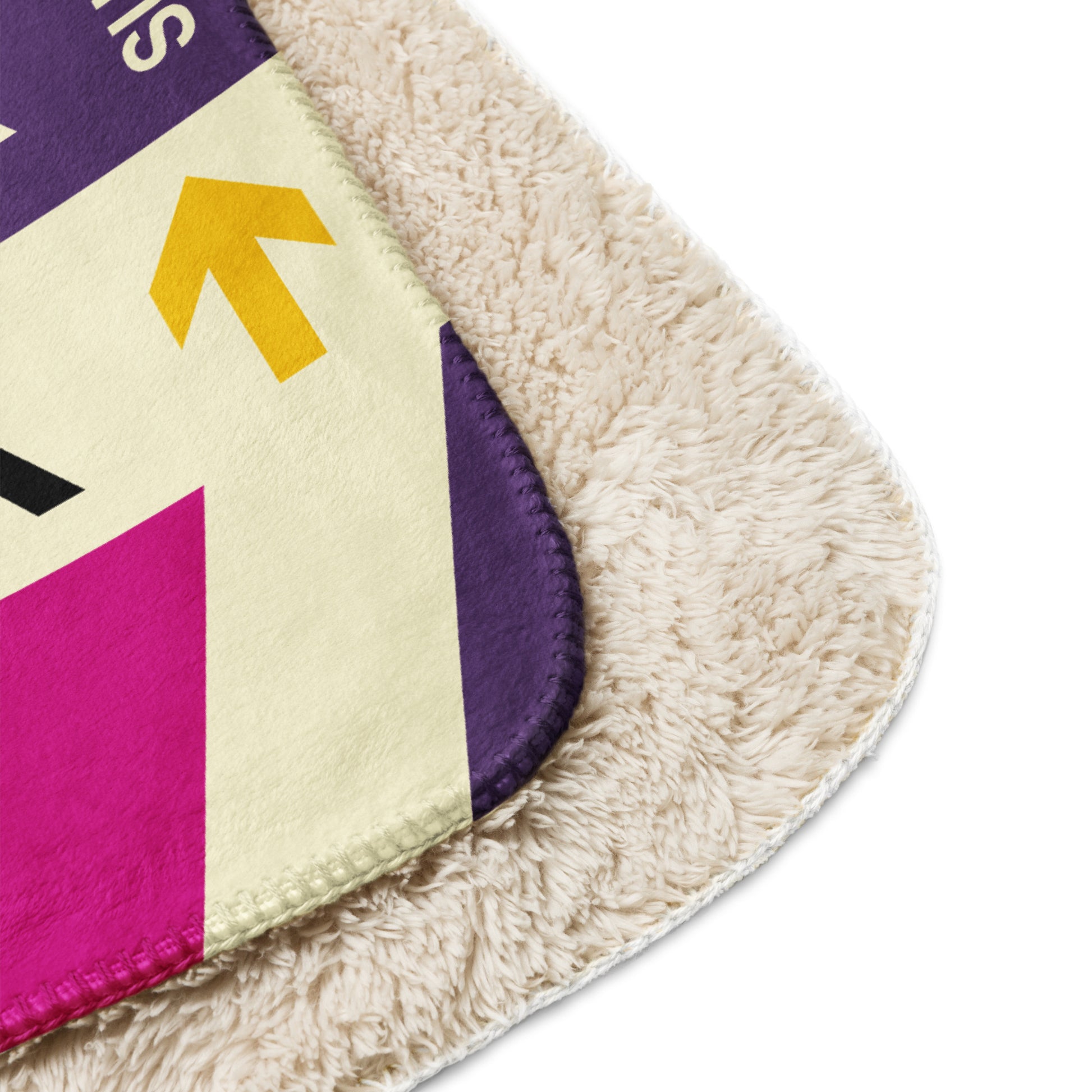 Travel Gift Sherpa Blanket • BKK Bangkok Souvenir • YHM Designs - Image 10