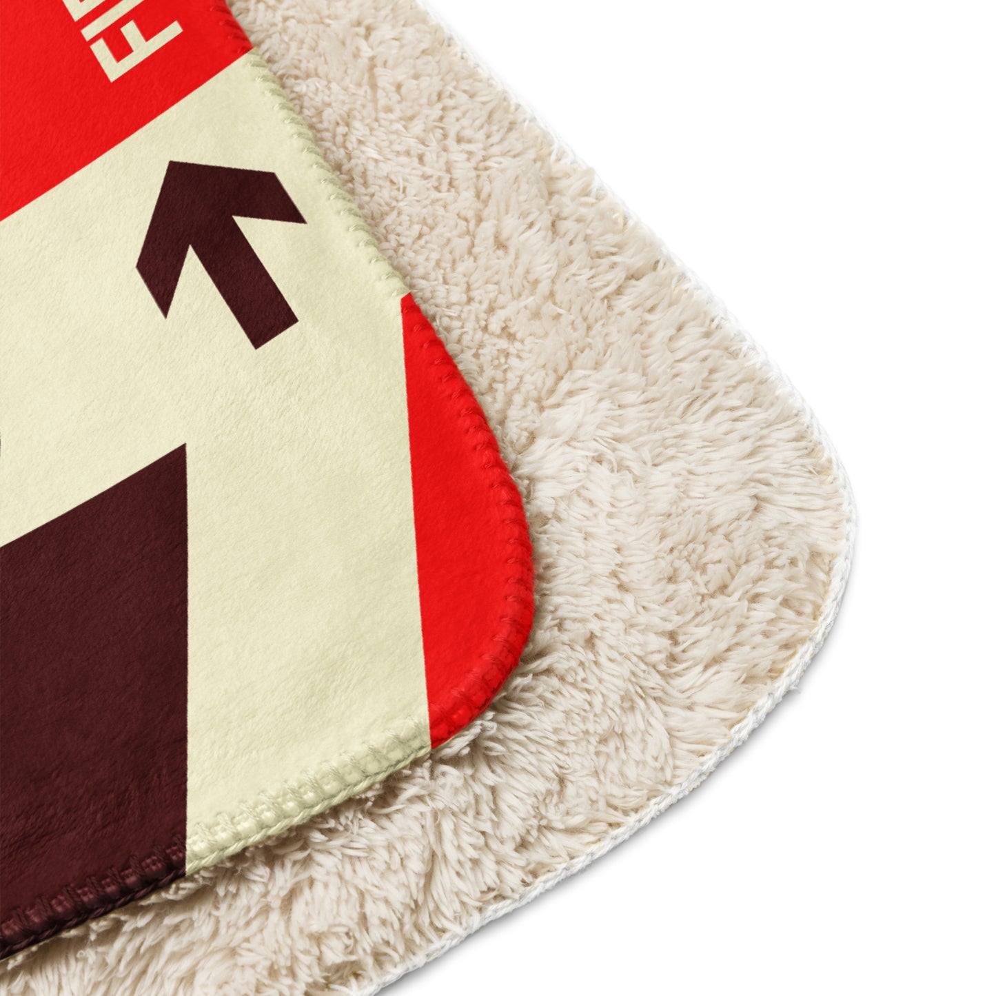Travel Gift Sherpa Blanket • BUF Buffalo • YHM Designs - Image 10