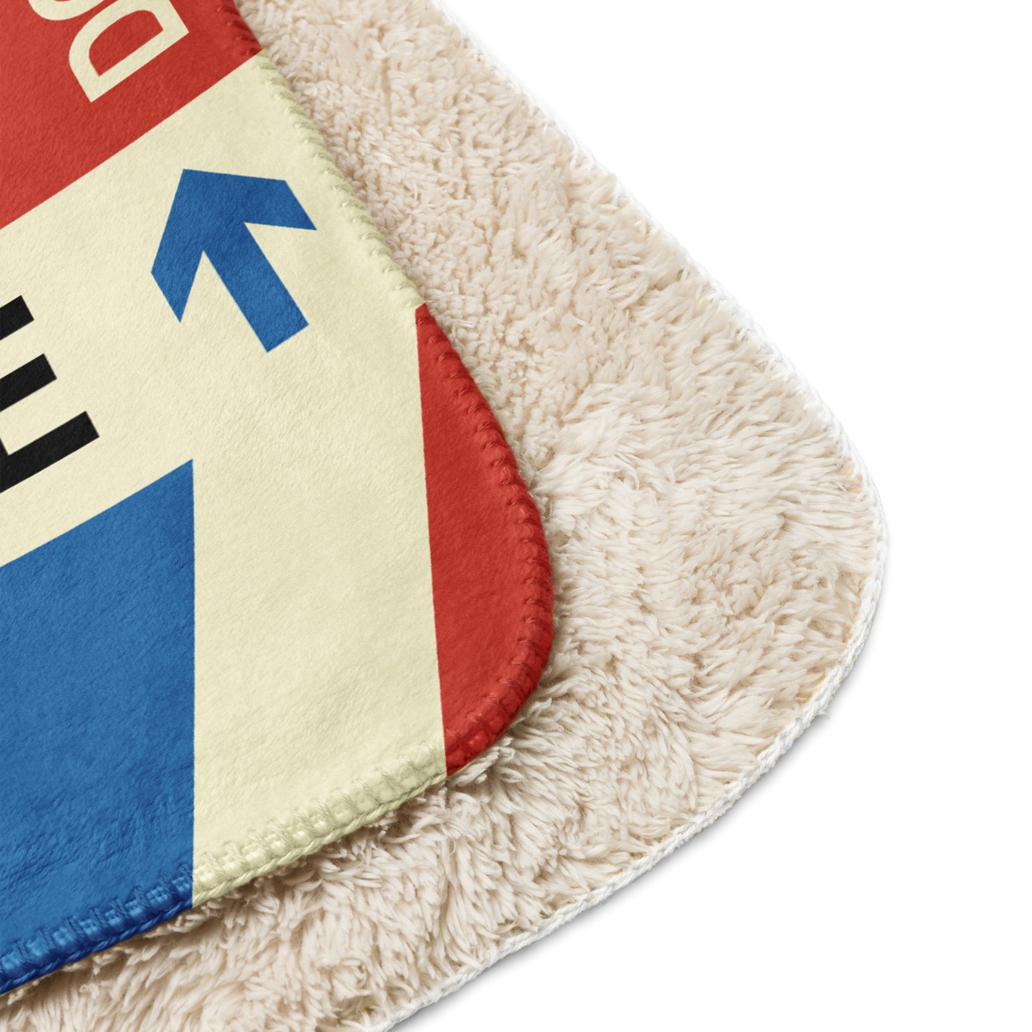 Travel Gift Sherpa Blanket • CLT Charlotte • YHM Designs - Image 10