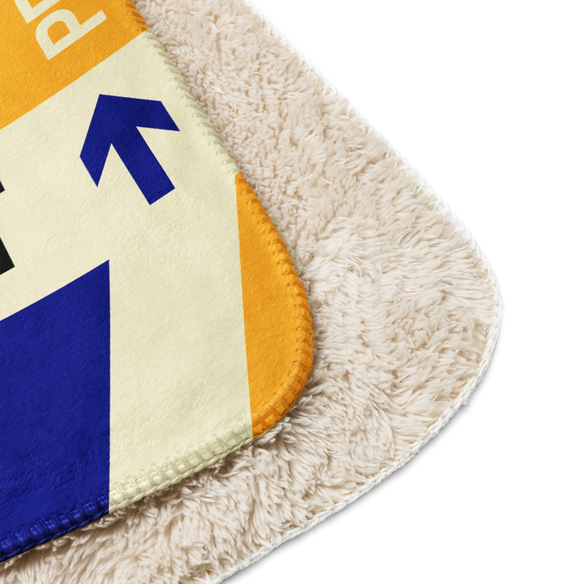 Travel Gift Sherpa Blanket • FRA Frankfurt • YHM Designs - Image 10