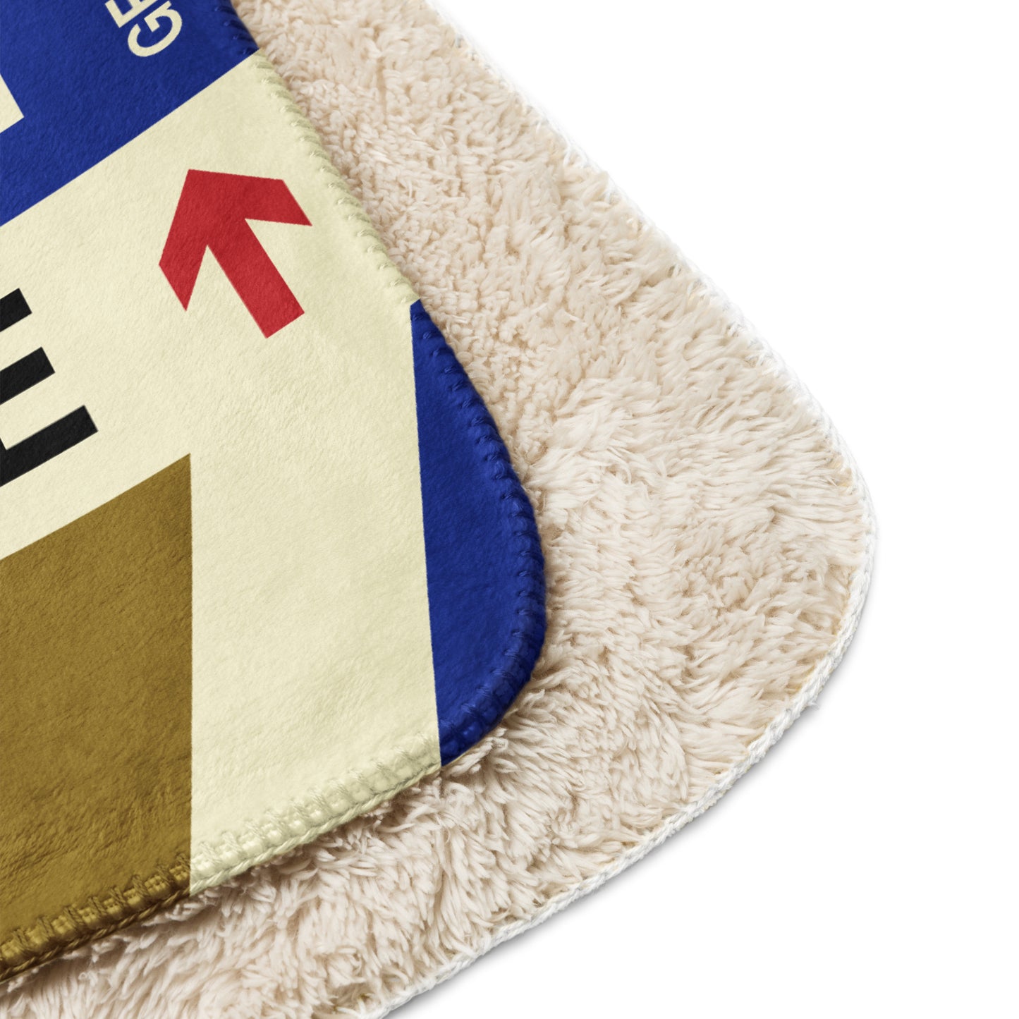 Travel Gift Sherpa Blanket • MKE Milwaukee • YHM Designs - Image 10