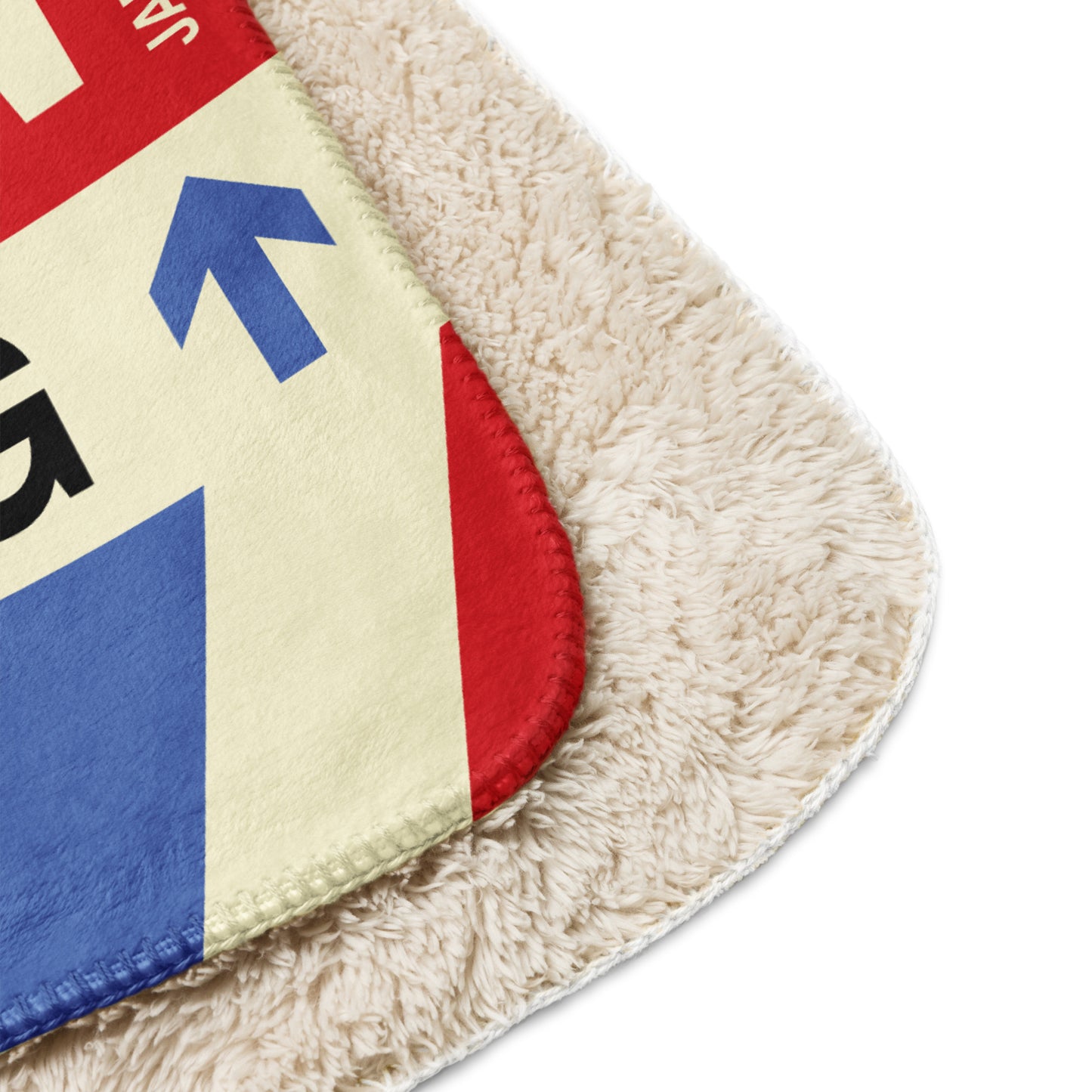 Travel Gift Sherpa Blanket • YWG Winnipeg • YHM Designs - Image 10