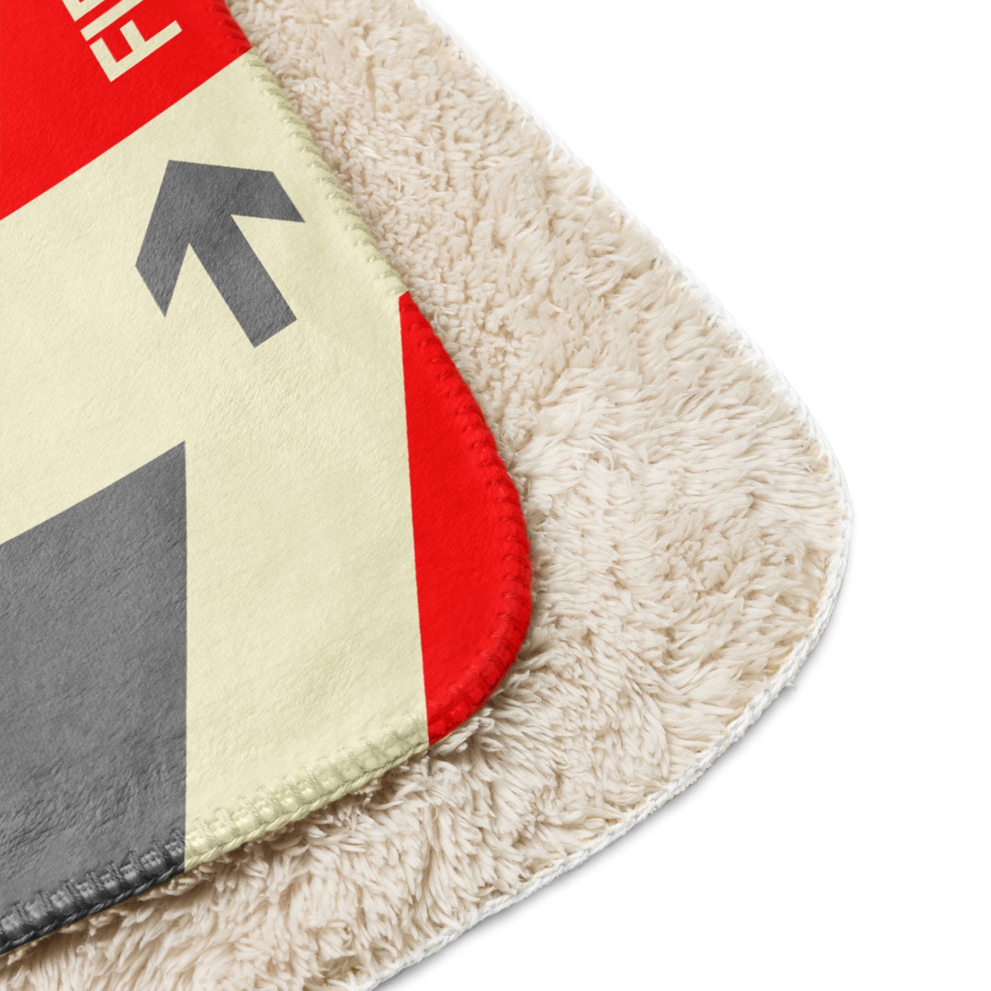 Travel Gift Sherpa Blanket • ZRH Zurich • YHM Designs - Image 10