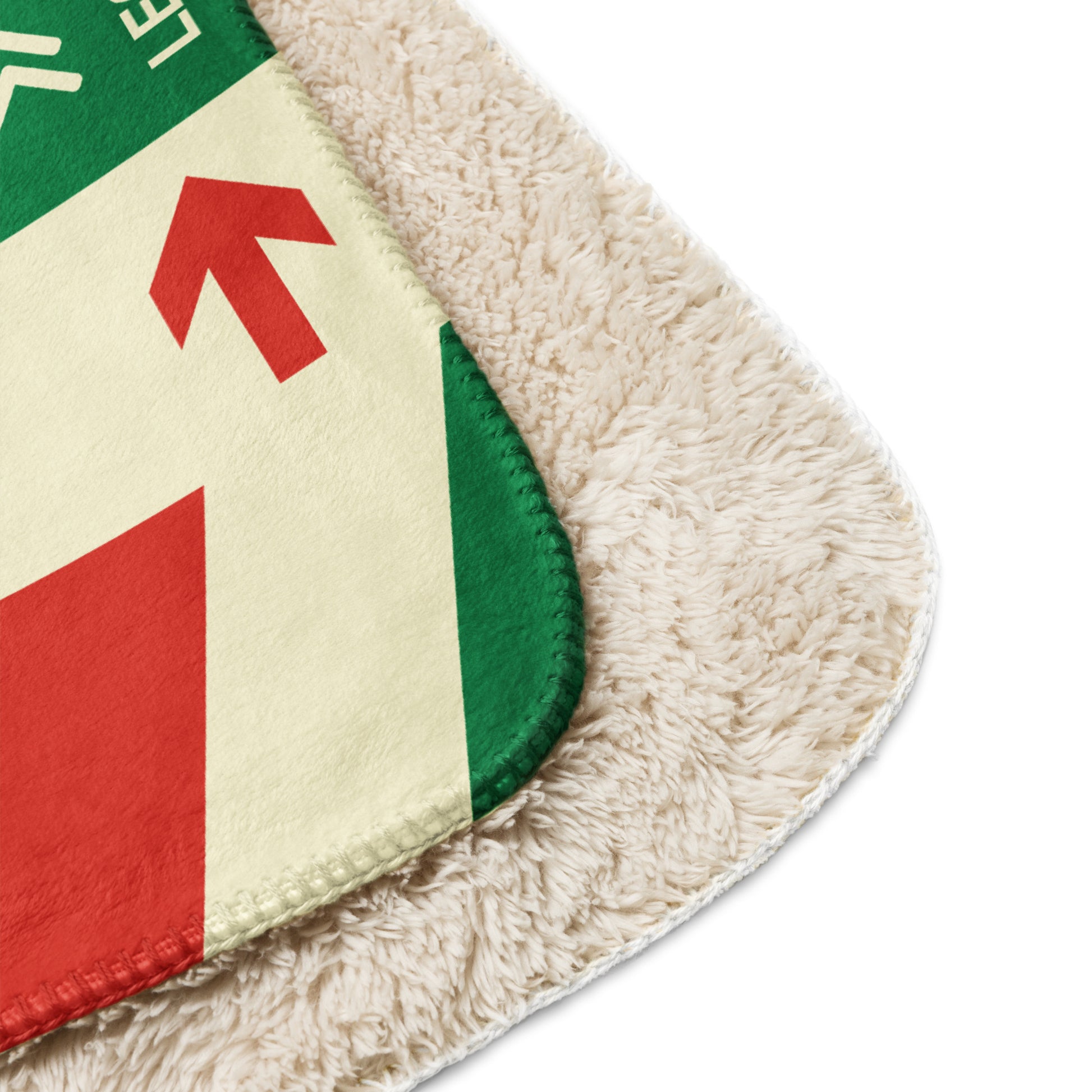 Travel Gift Sherpa Blanket • FCO Rome • YHM Designs - Image 10