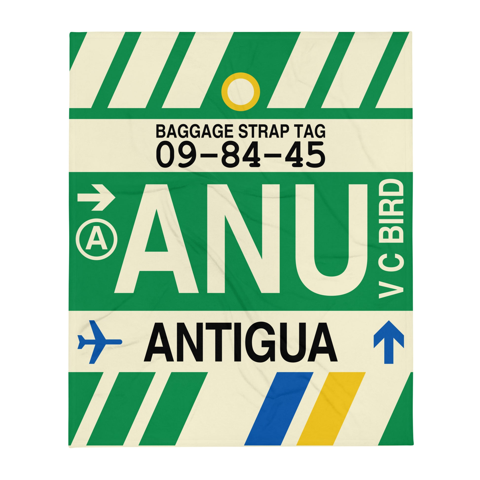 Travel Gift Throw Blanket • ANU Antigua • YHM Designs - Image 01