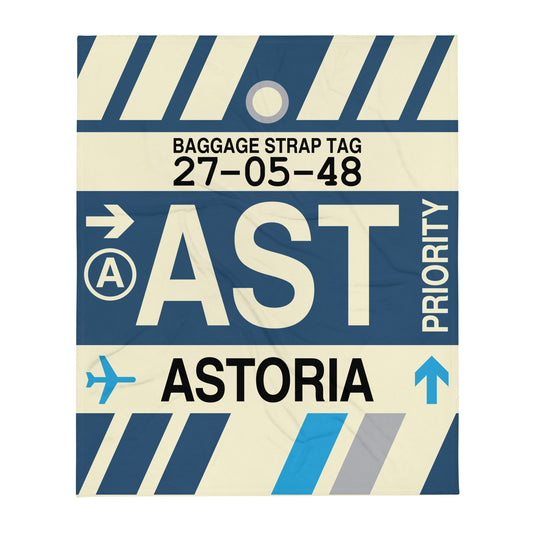 Travel Gift Throw Blanket • AST Astoria • YHM Designs - Image 01
