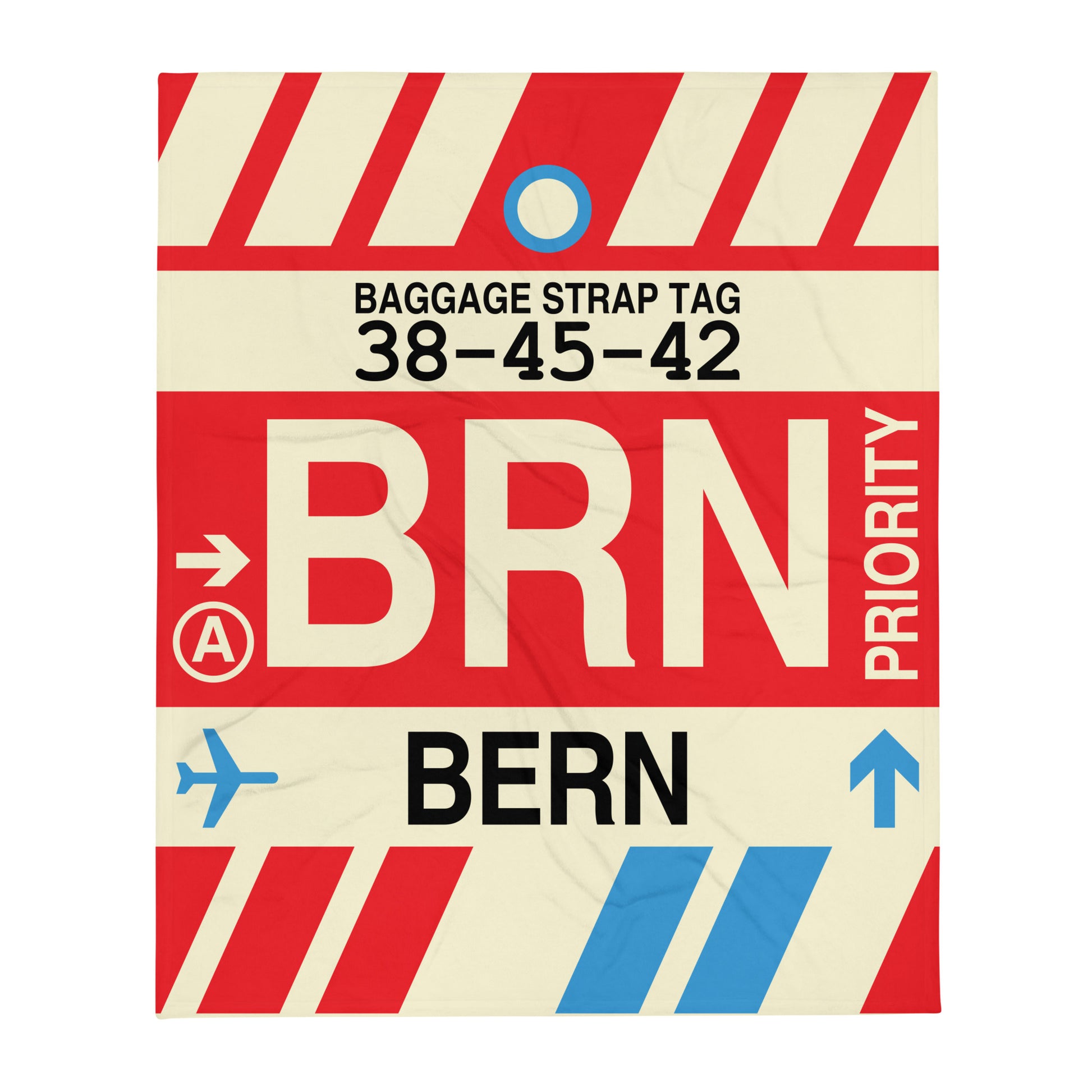 Travel Gift Throw Blanket • BRN Bern Souvenir • YHM Designs - Image 01