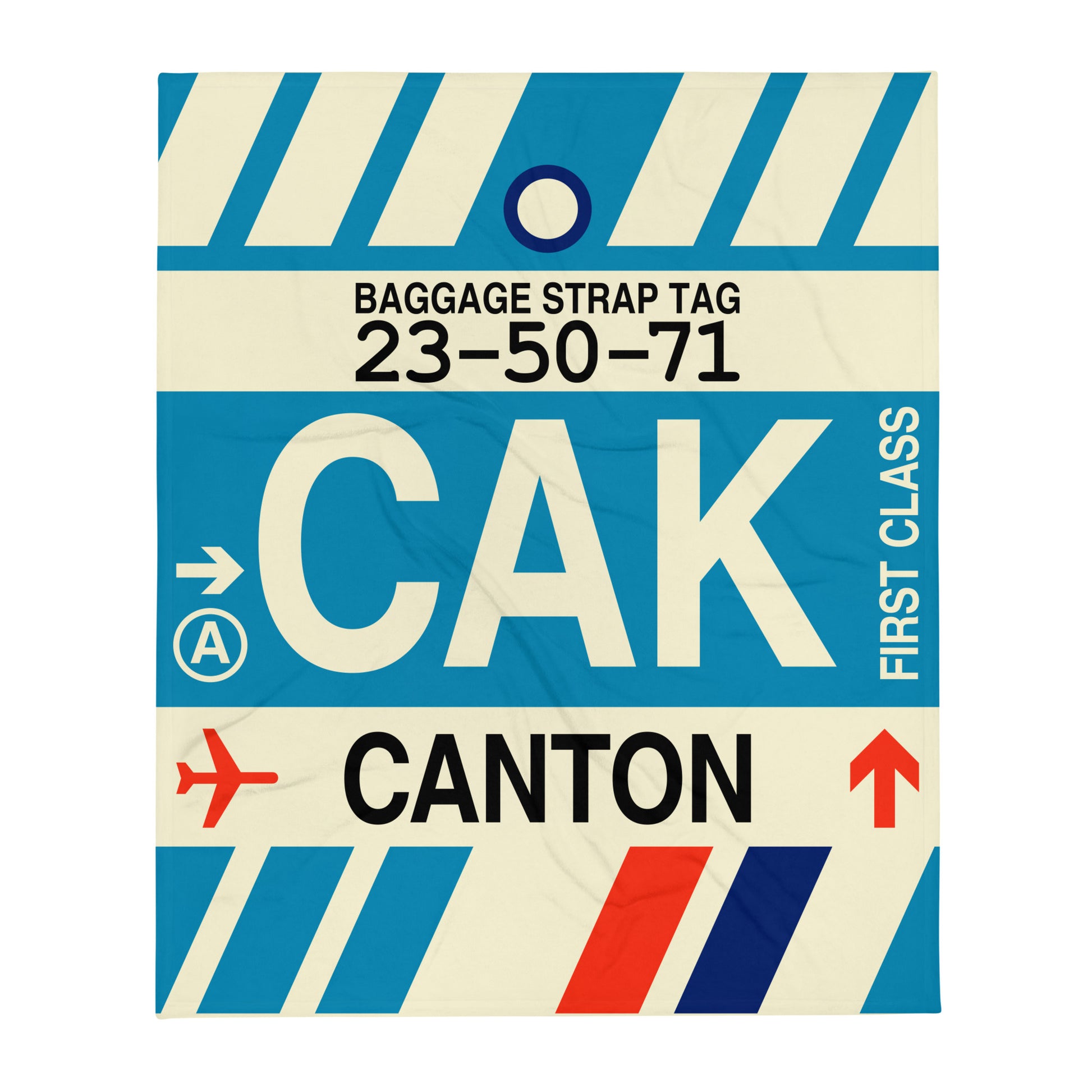 Travel Gift Throw Blanket • CAK Canton • YHM Designs - Image 01