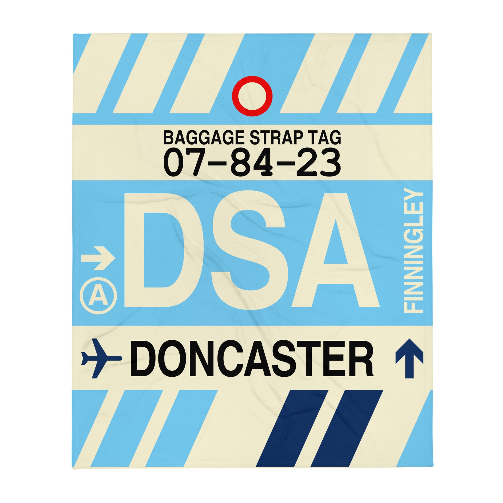 Travel Gift Throw Blanket • DSA Doncaster Souvenir • YHM Designs - Image 01