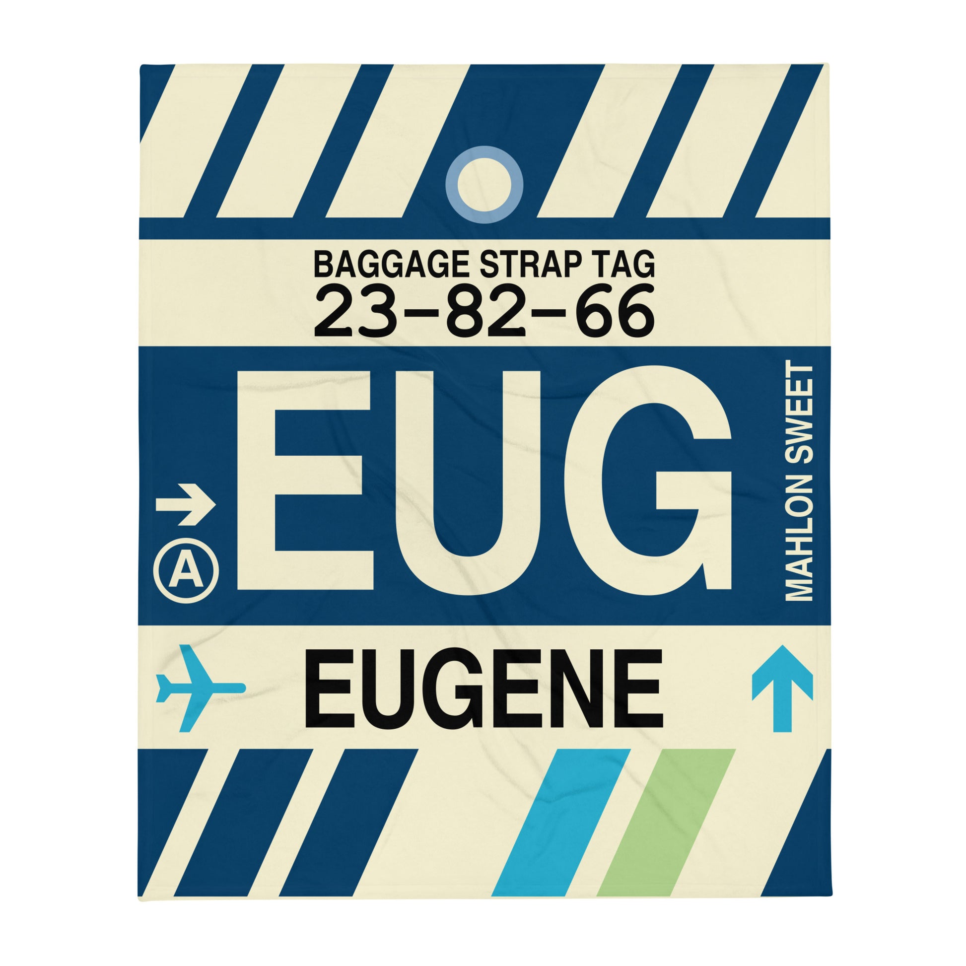 Travel Gift Throw Blanket • EUG Eugene • YHM Designs - Image 01