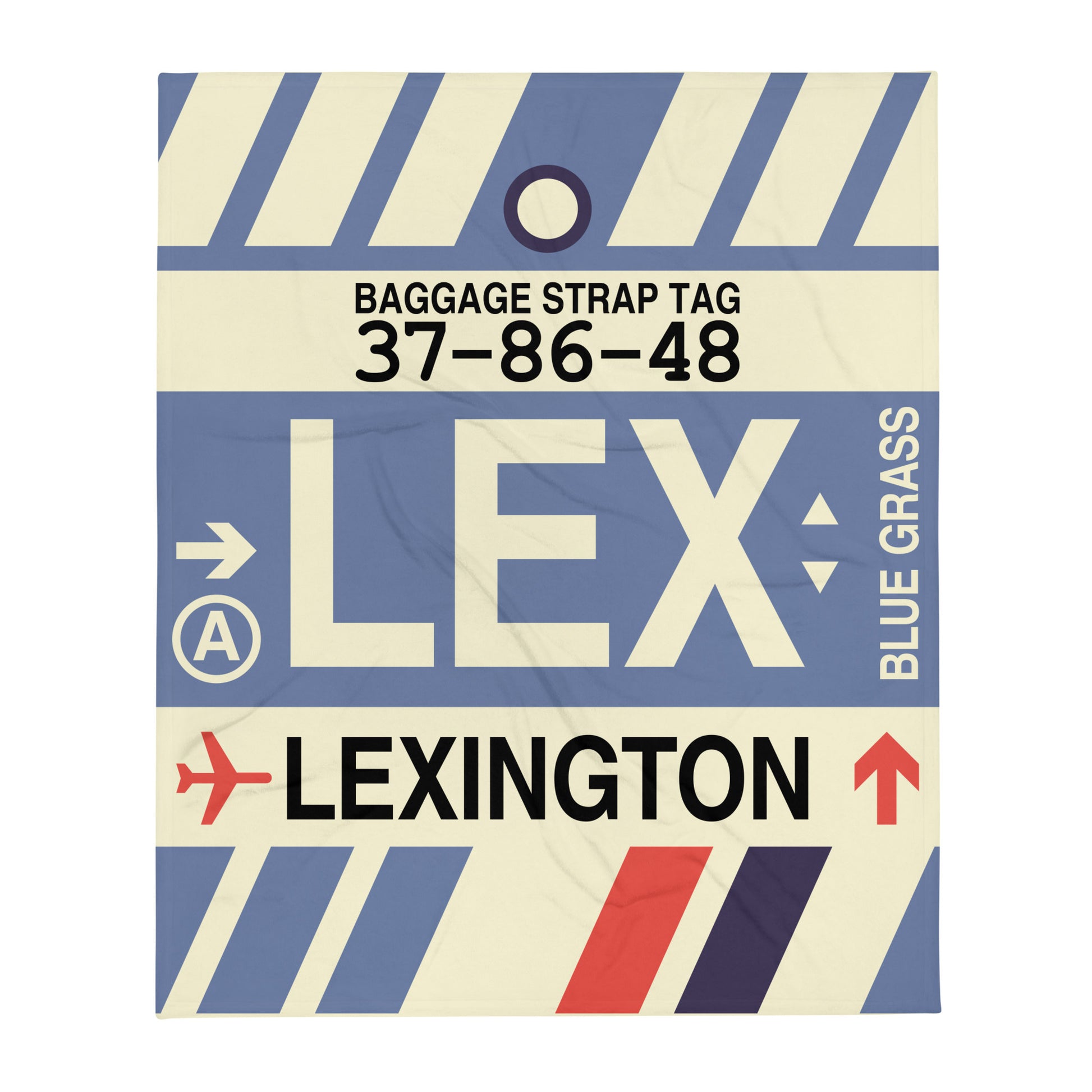 Travel Gift Throw Blanket • LEX Lexington • YHM Designs - Image 01