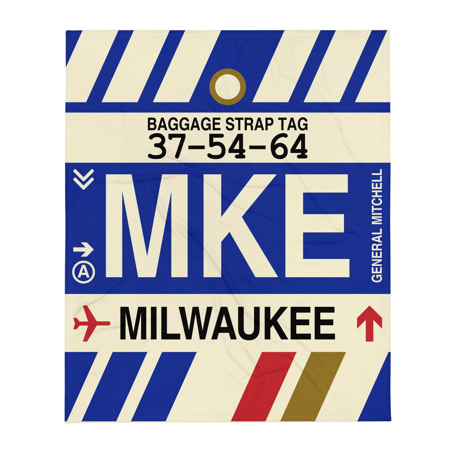 Travel Gift Throw Blanket • MKE Milwaukee • YHM Designs - Image 01