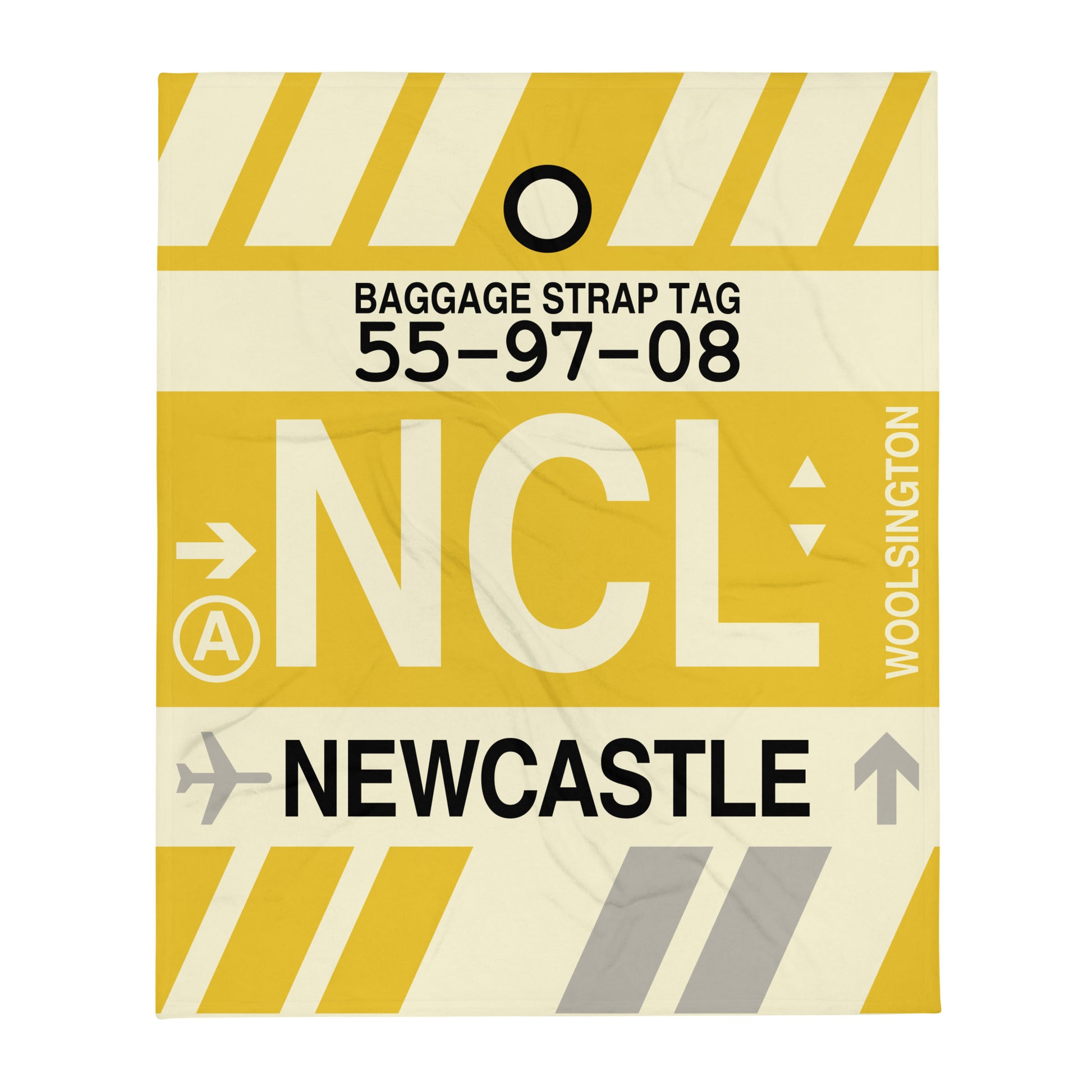 Travel Gift Throw Blanket • NCL Newcastle Souvenir • YHM Designs - Image 01