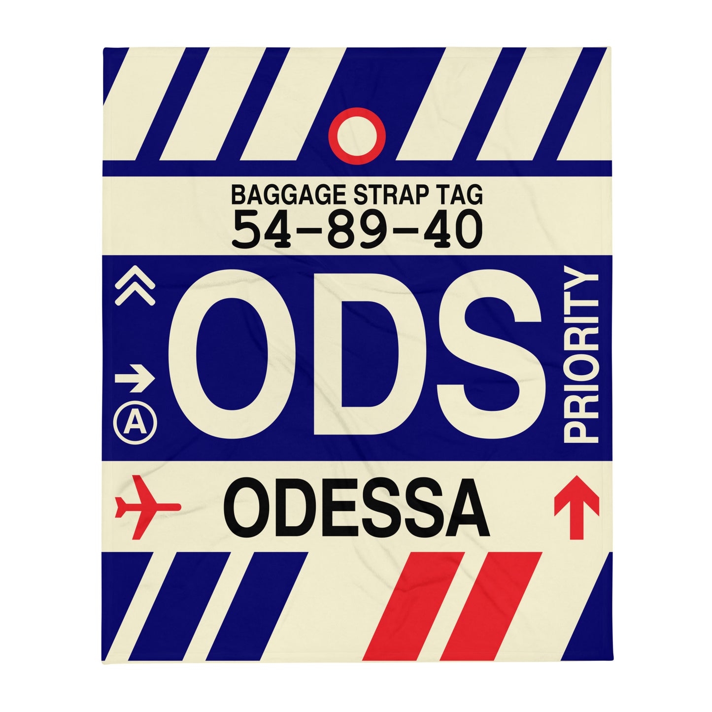 Travel Gift Throw Blanket • ODS Odessa Souvenir • YHM Designs - Image 01